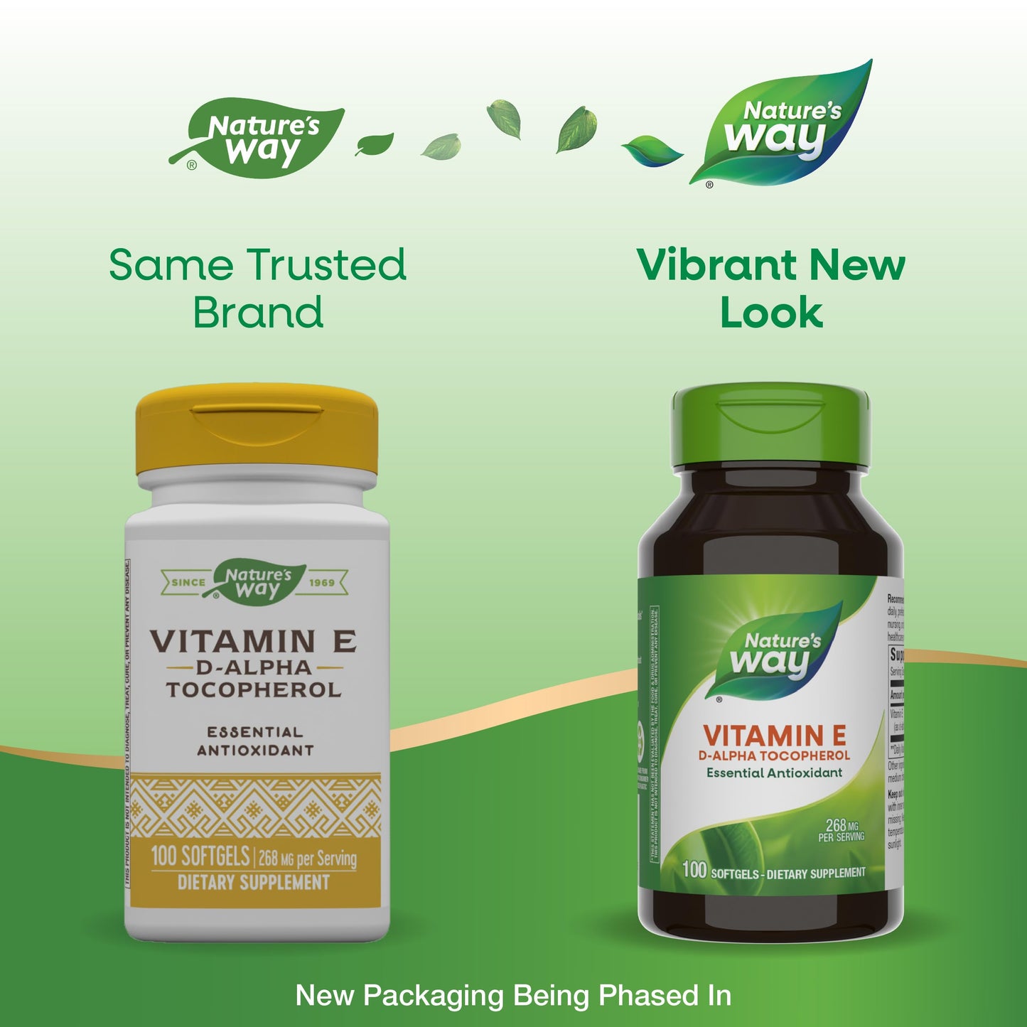 Nature's Way Vitamin E 400 IU Softgels, 200 Softgels