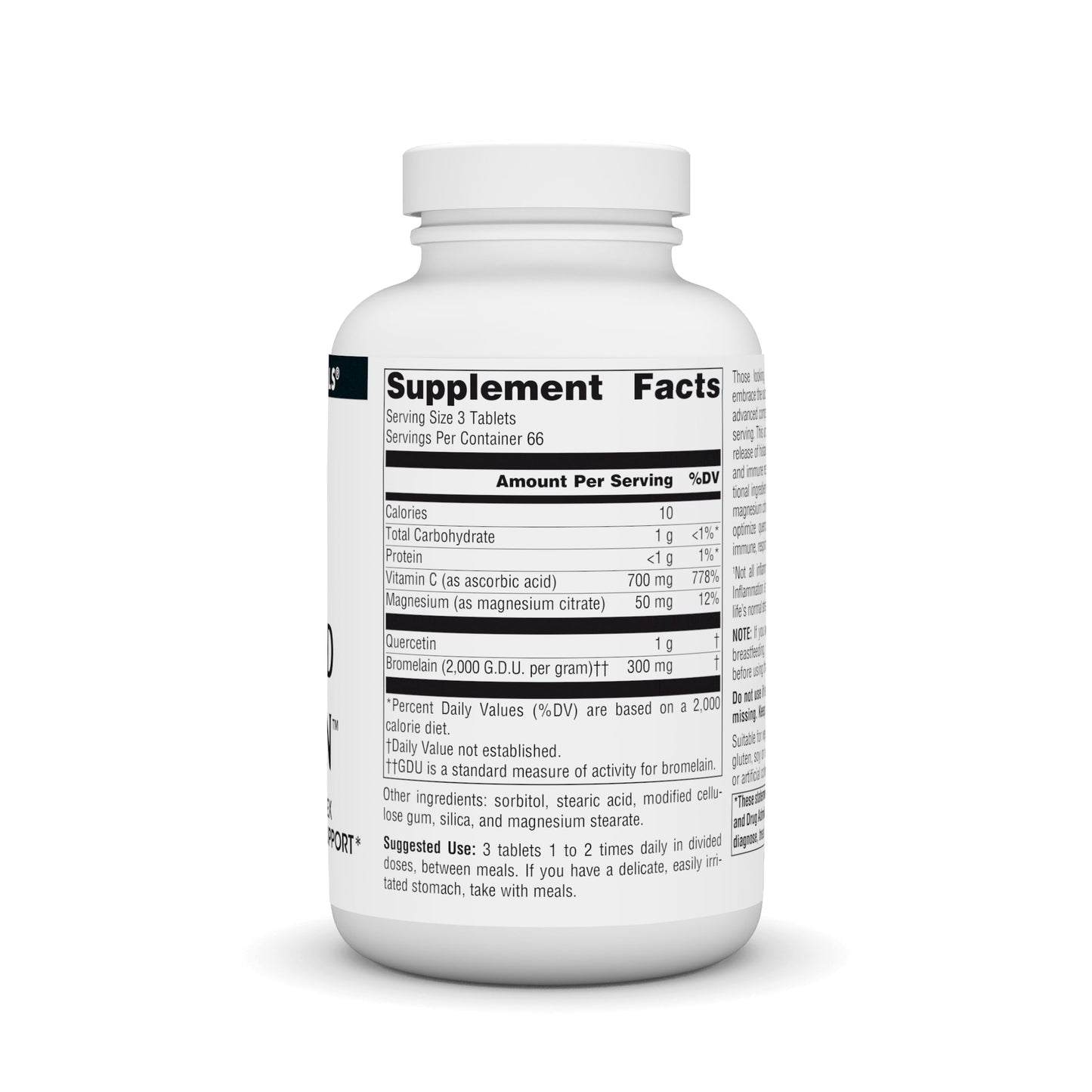 Source Naturals Activated Quercetin Plant-Derived Bioflavonoid Complex Tablets 200 Count