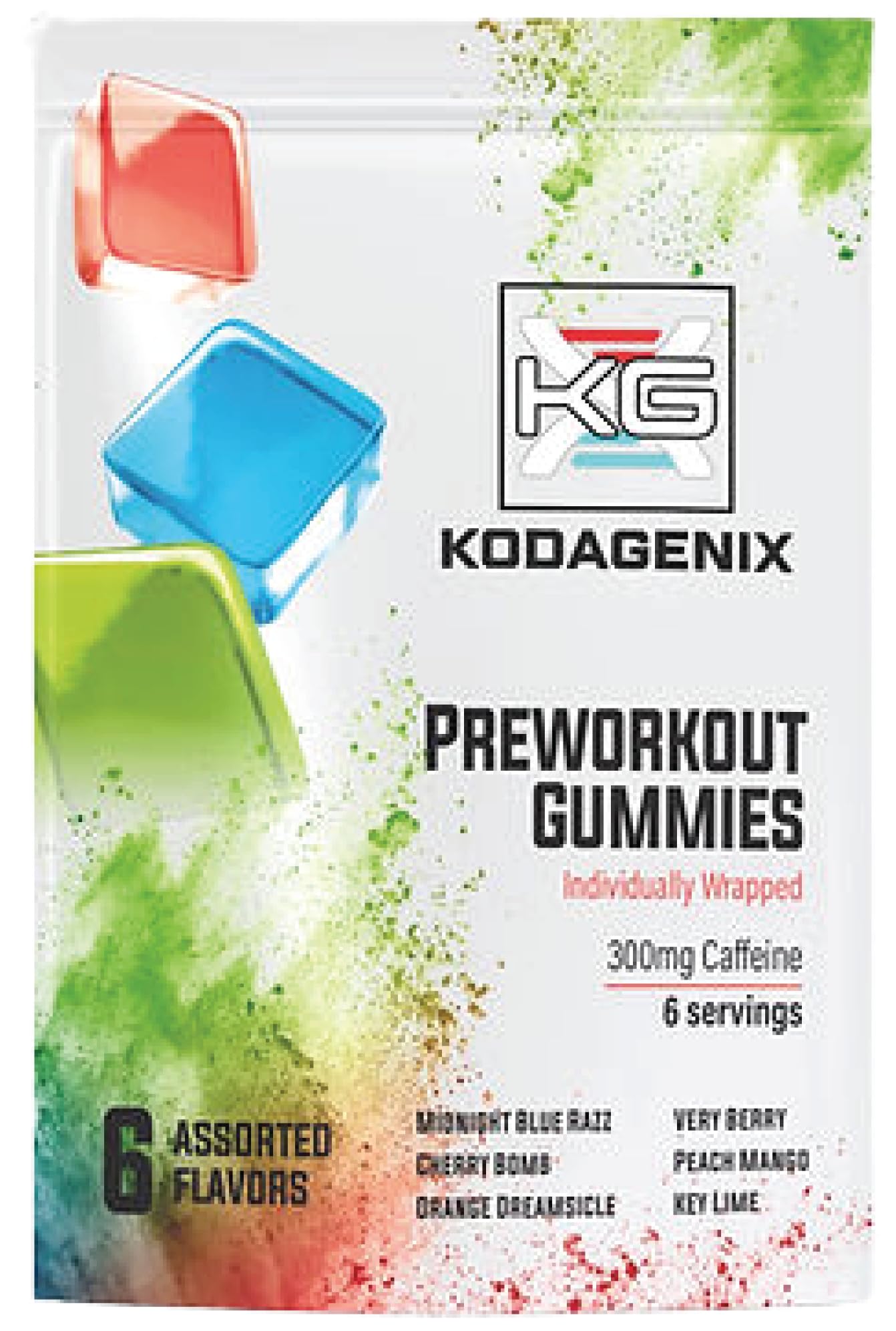Kodagenix The World's First PreWorkout Gummy 6 Count