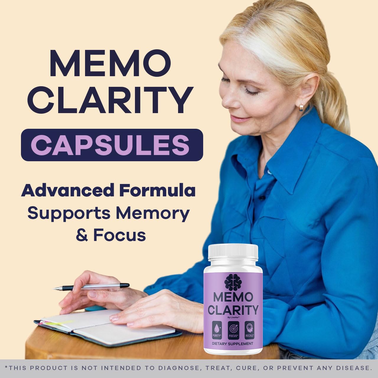 LIVORKA Memo Clarity Capsules, 300 Capsules