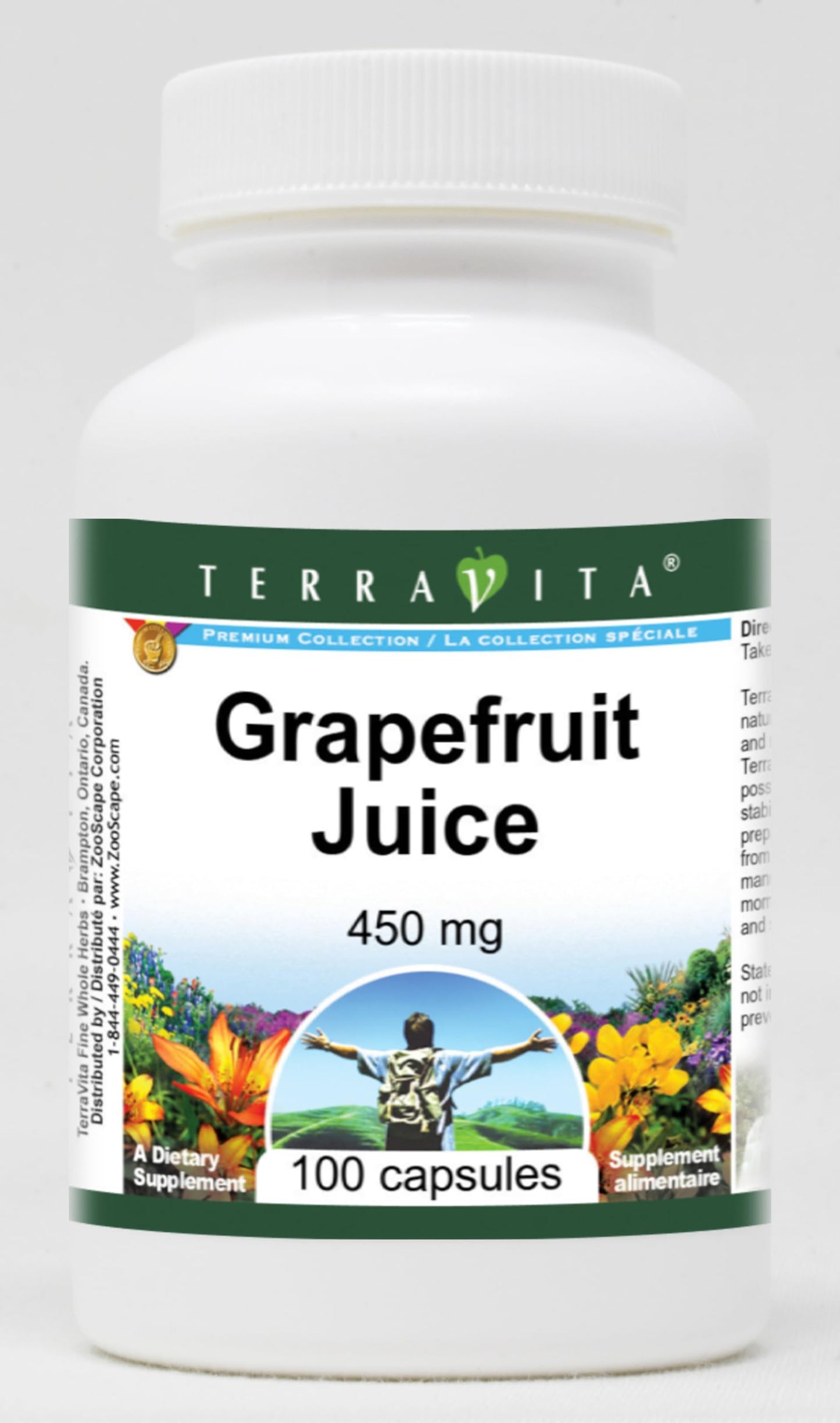 Terravita Grapefruit Juice - 450 mg, 300 Capsules