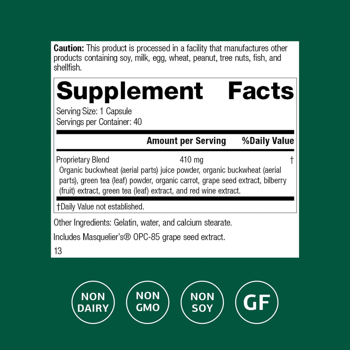 Standard Process Inc. OPC Synergy Capsule 40 Count