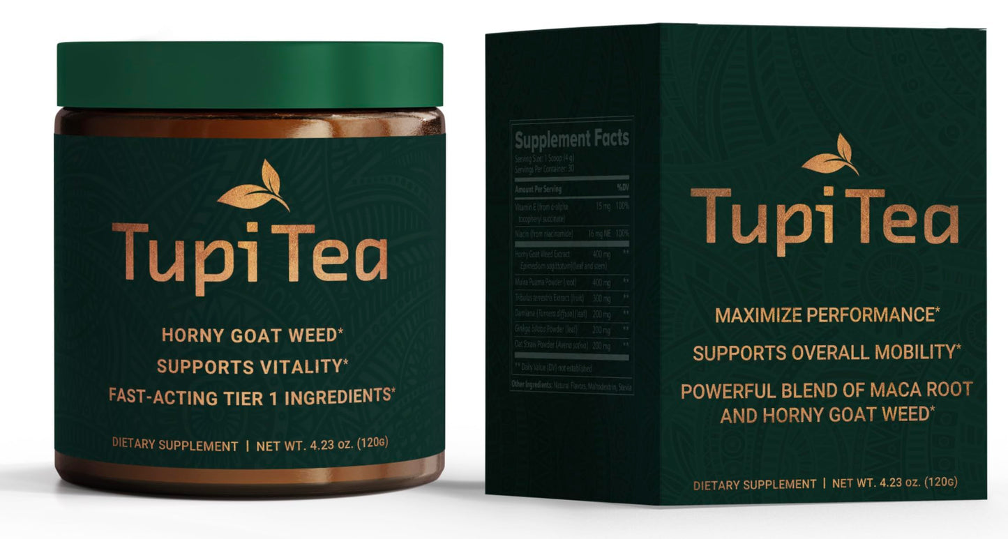 Tupi Tea Horny Goat Weed Powder, 4.23 oz