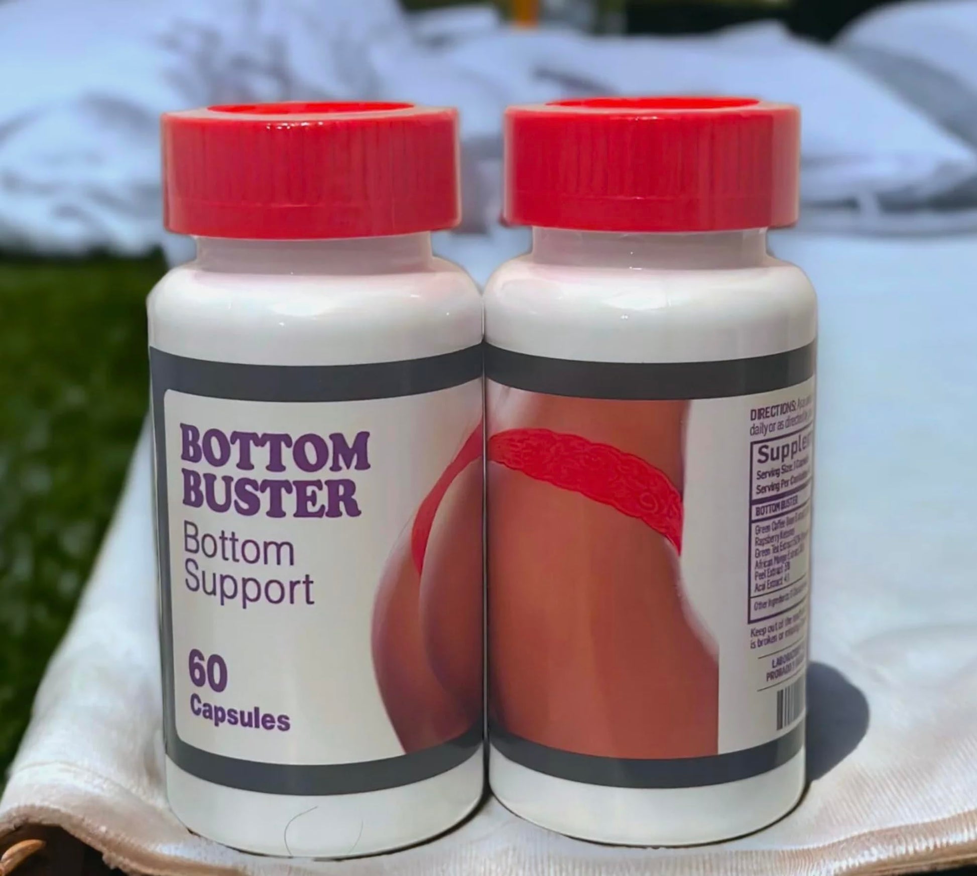 Generic Bottom Buster Booty Enhancer – Natural Curve & Firming Support Capsule, 60 Capsules