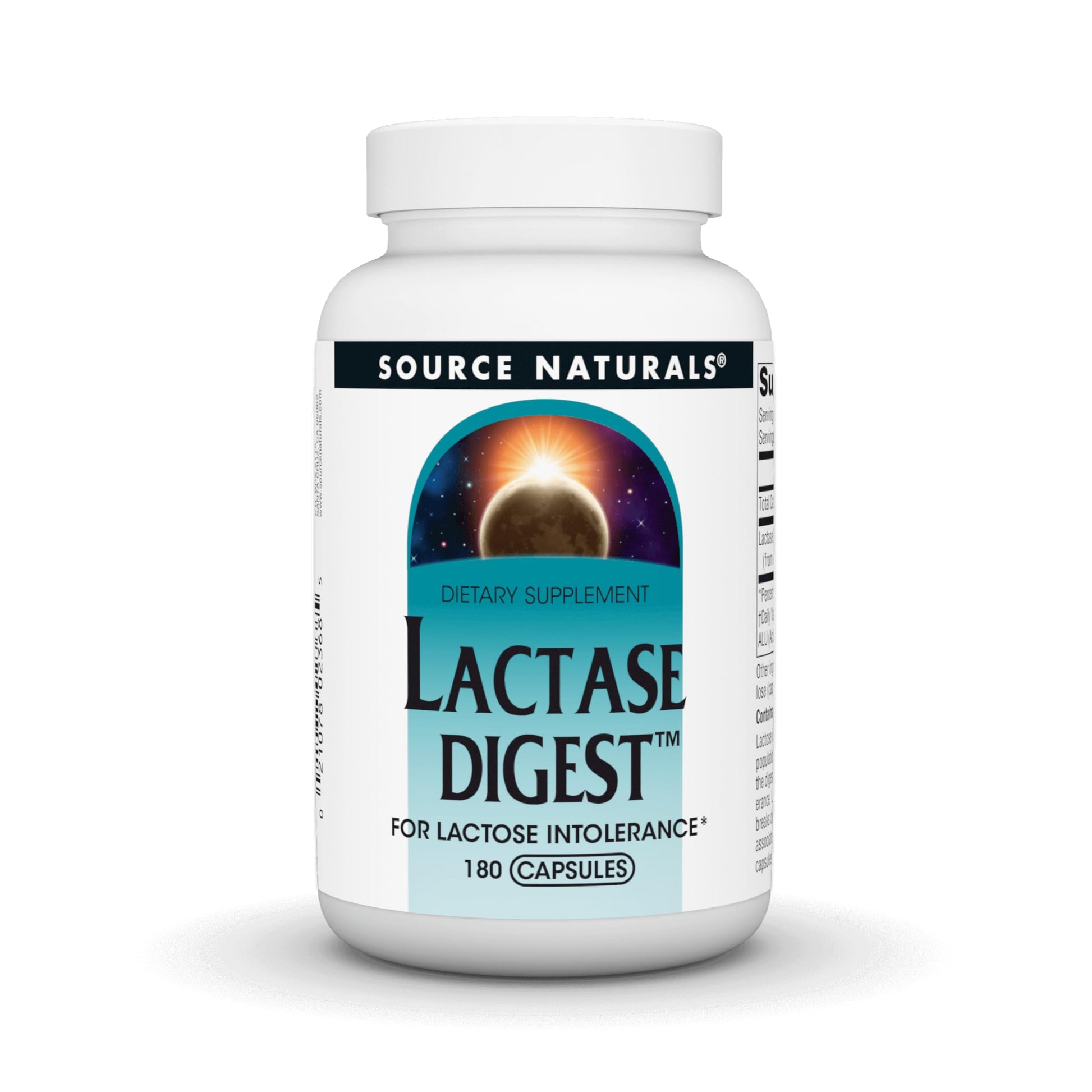 Source Naturals Lactase Digest Capsules 180 Count