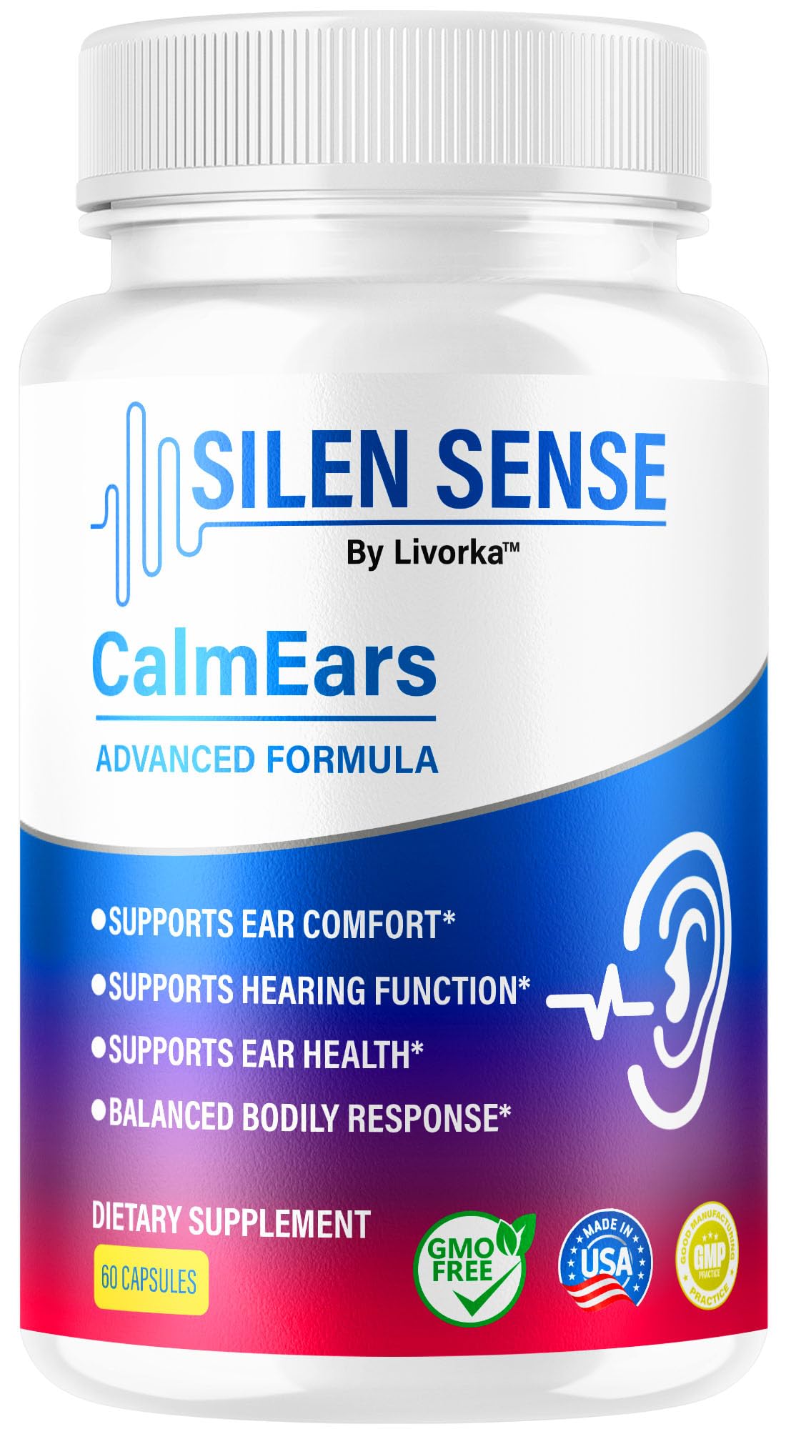 LIVORKA Silen Sense CalmEars 60 Capsules