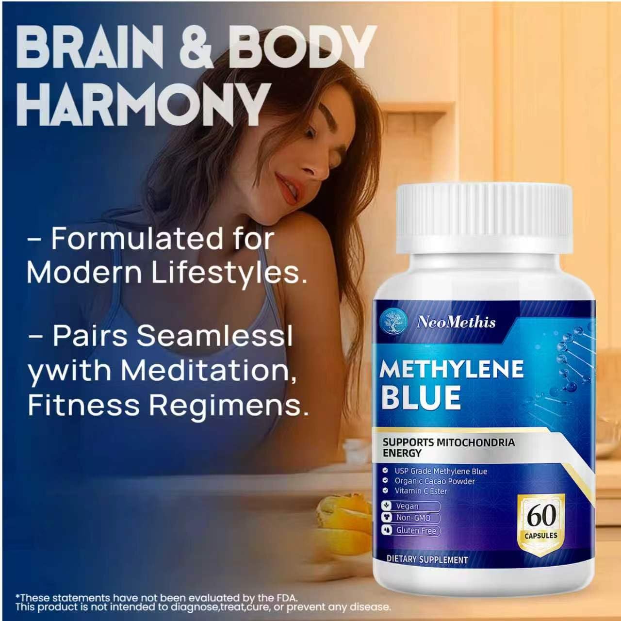NeoMethis Methylene Blue 60 Capsules