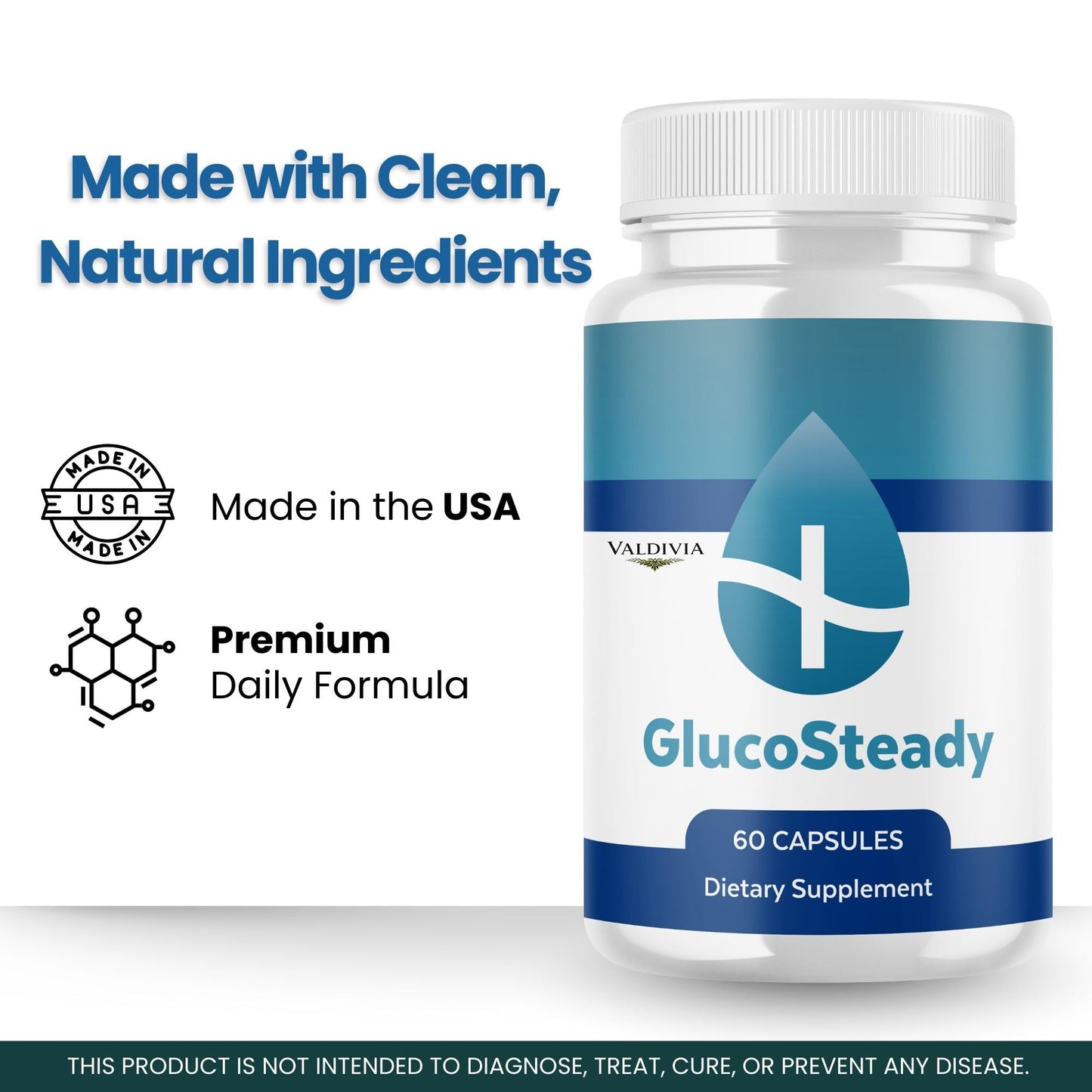 Valdivia GlucoSteady 180 Capsules