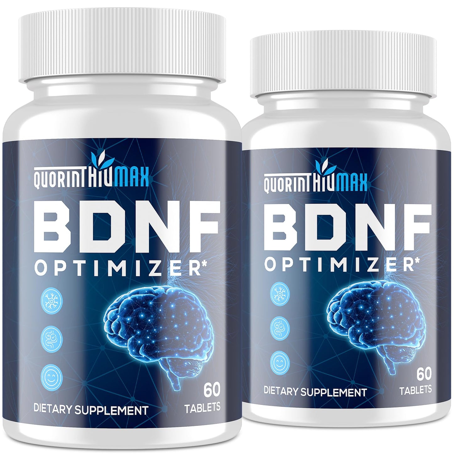 Quorinthiumax Nootropic Brain Supplement for Memory and Focus – BDNF Optimizer – Cognitive, Mental Clarity & Mood – High Absorption – Organic Lion's Mane, L-Theanine, Ginkgo Biloba & Alpha GPC, 120 Tablets