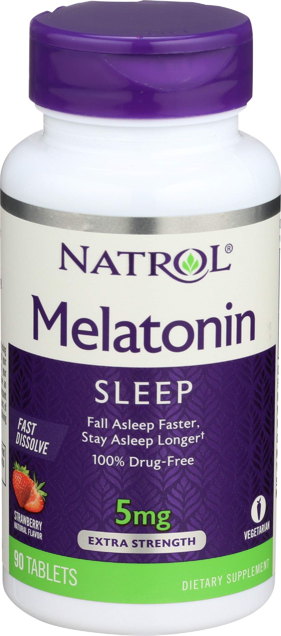 Natrol Melatonin Fast Dissolve 5 mg Tablet, 90 Tablets