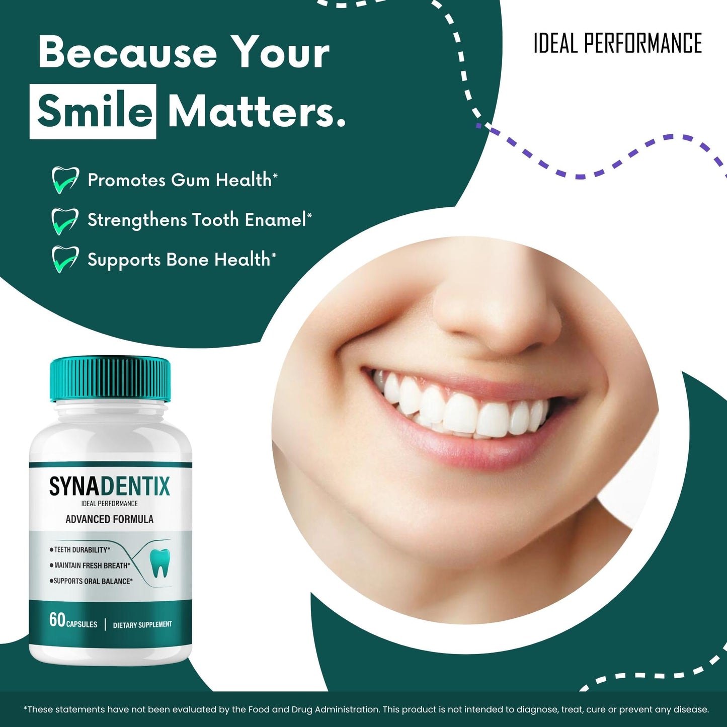 IDEAL PERFORMANCE SynaDentix 180 Capsules