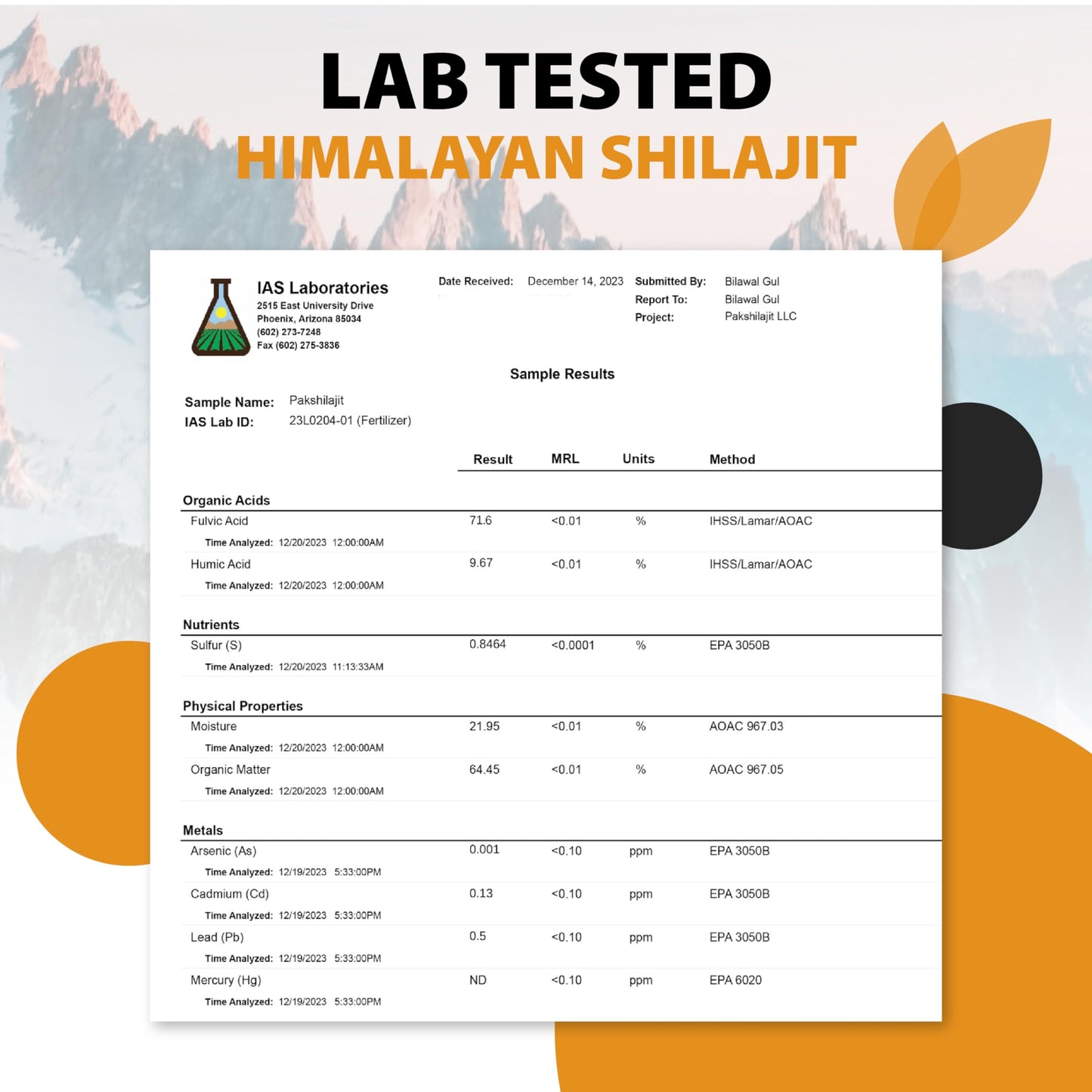 PakShilajit Gold Graded Himalayan Shilajit Softgel, 1 Count
