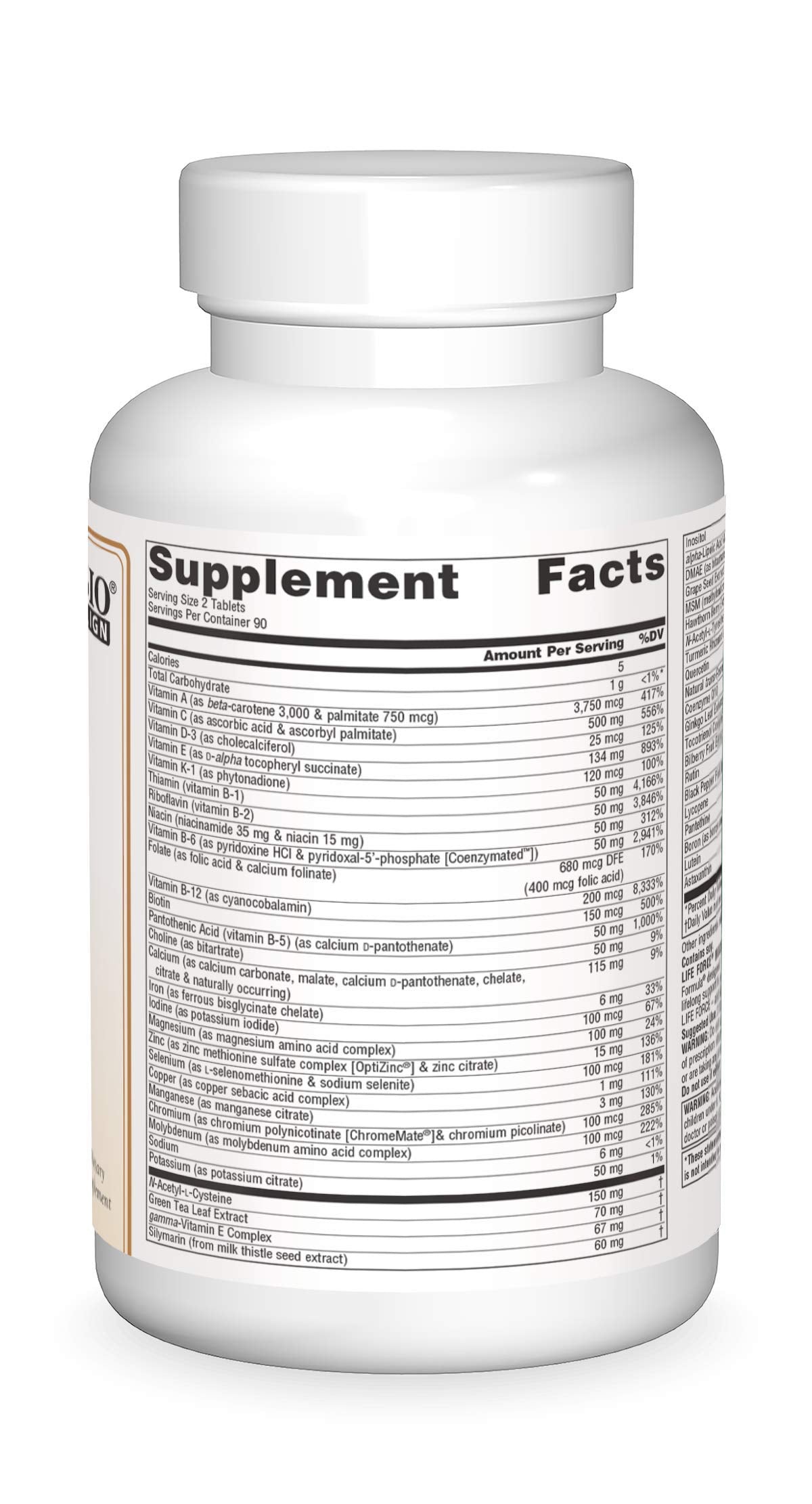 Source Naturals Life Force Multiple Energy Activator Tablet 180 Tablets