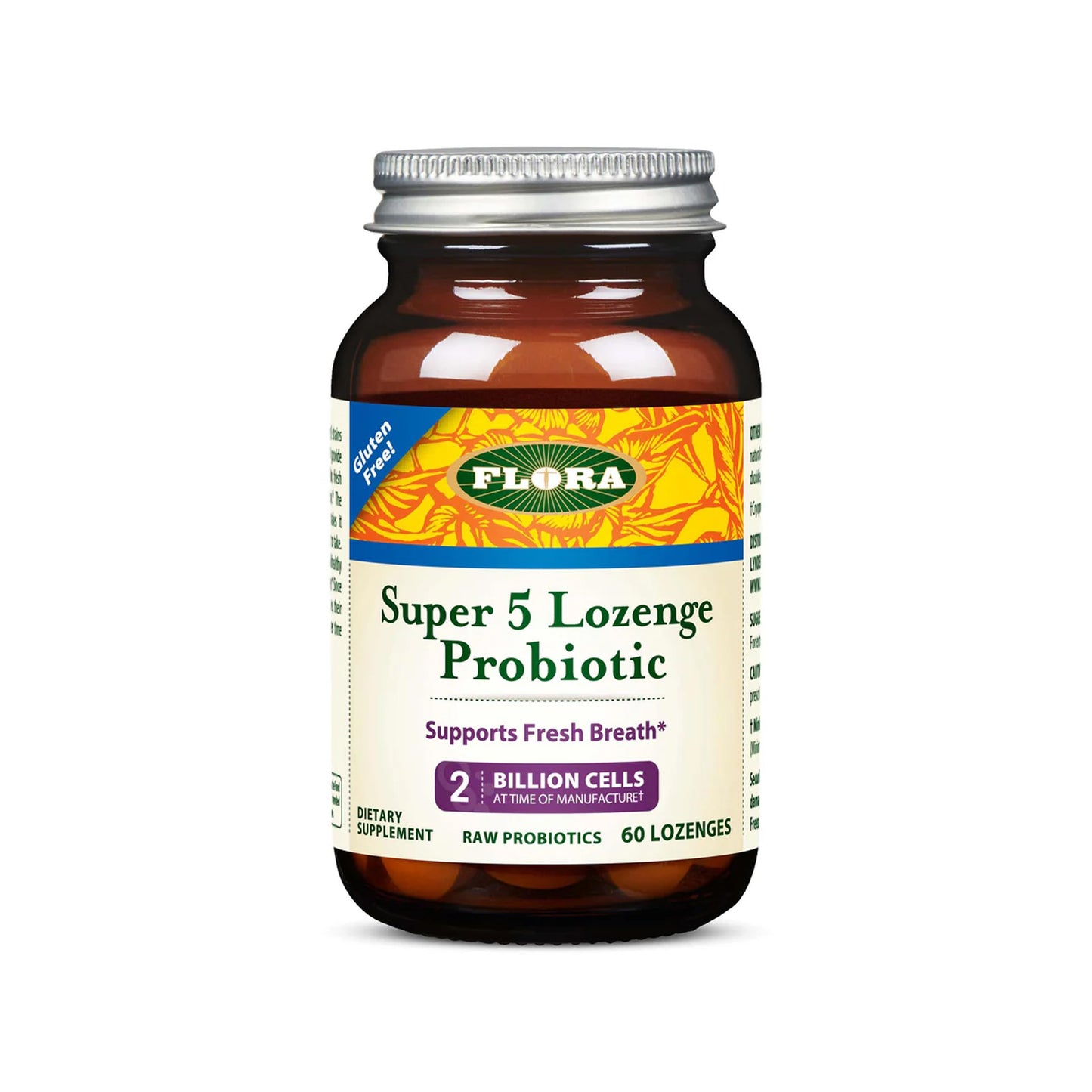 Flora Super 5 Lozenge Probiotic Softgel 60 Count