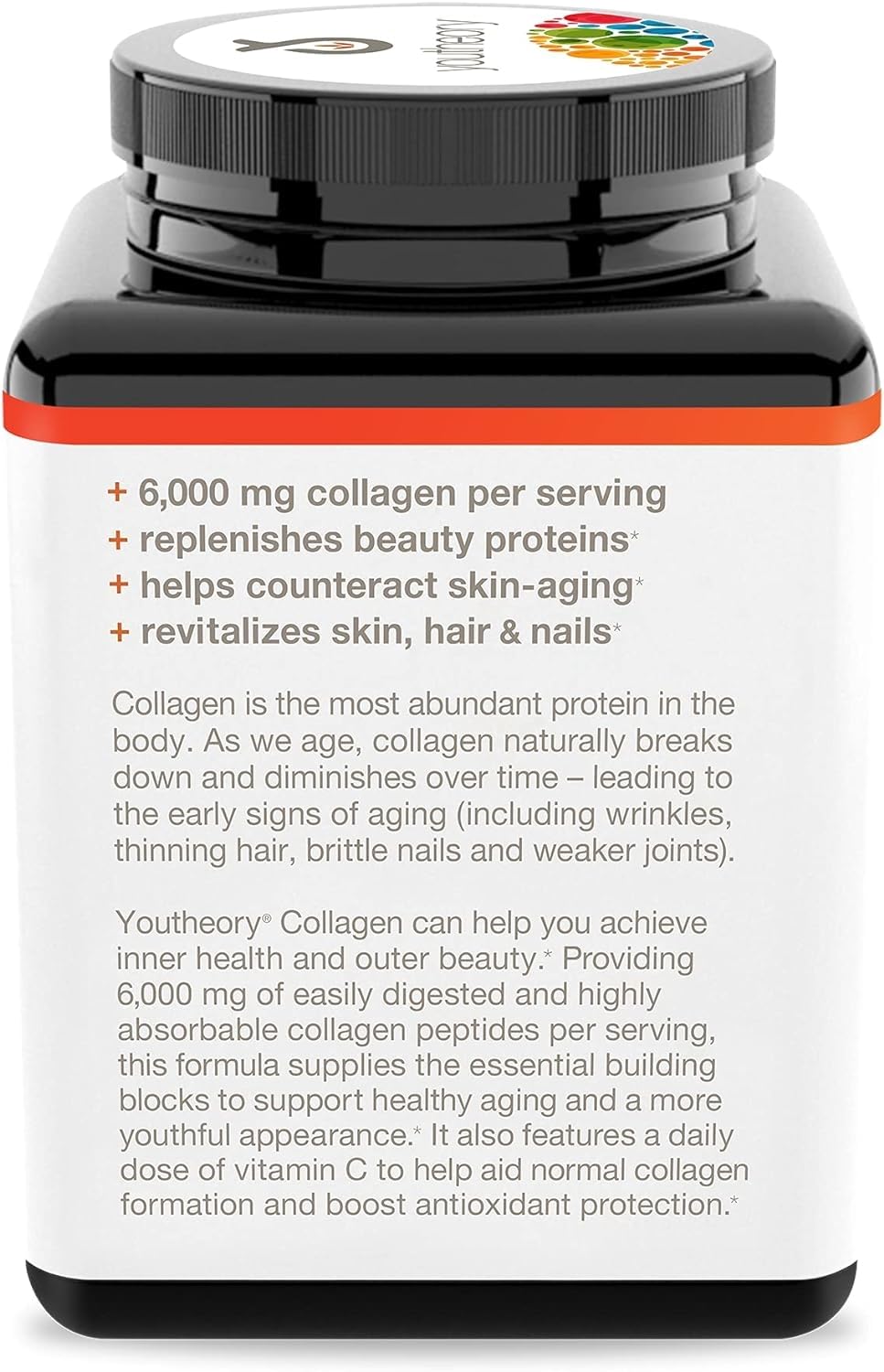 Youtheory Collagen with Vitamin C 290 Tablets