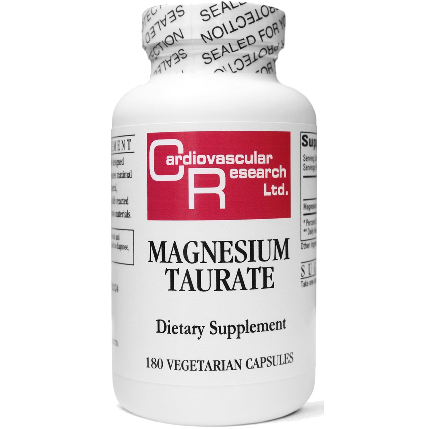 Cardiovascular Research Magnesium Taurate 125 mg Capsule, 180 Count
