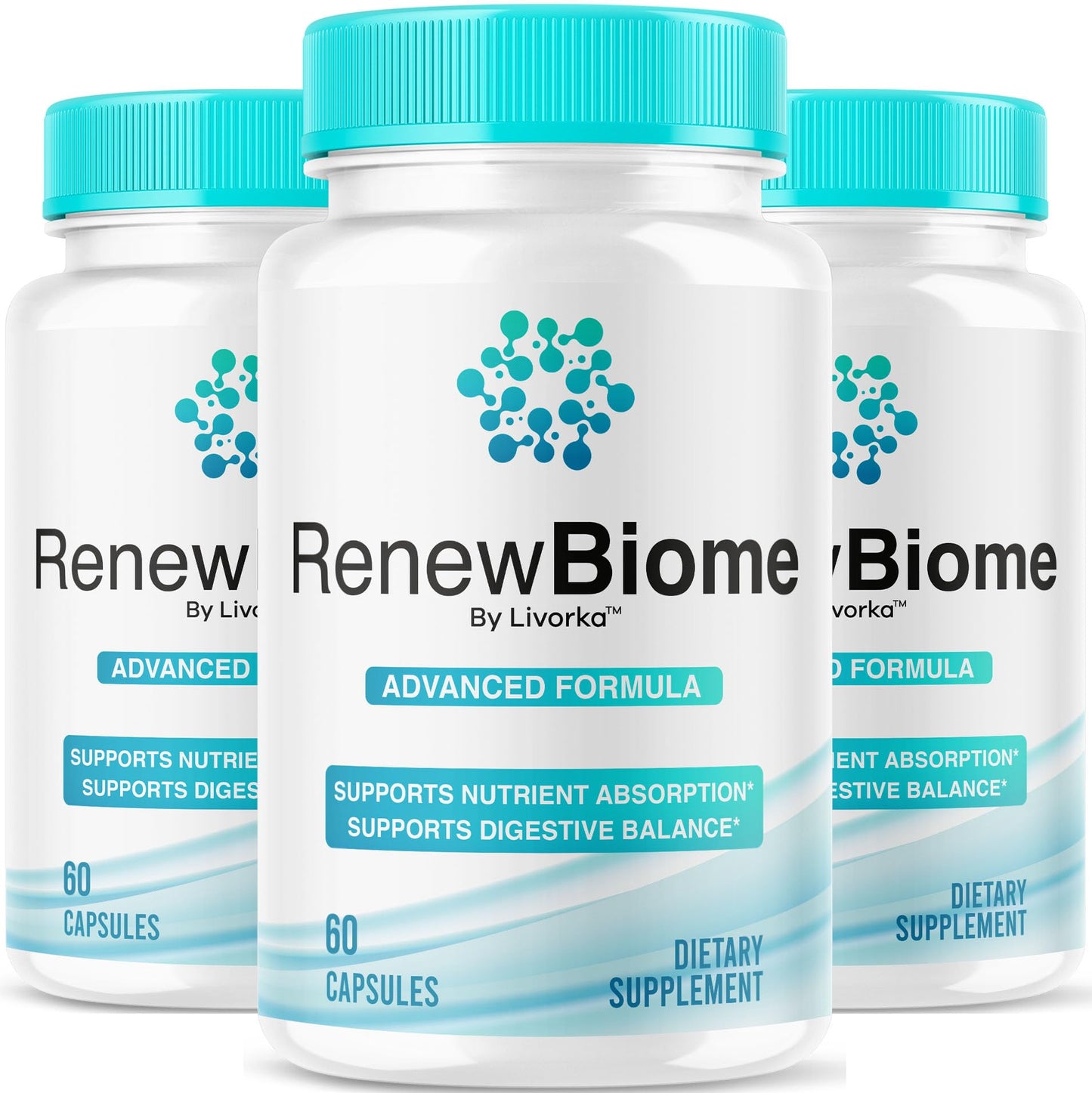 LIVORKA Renew Biome Skin And Gut Capsules, 180 Capsules