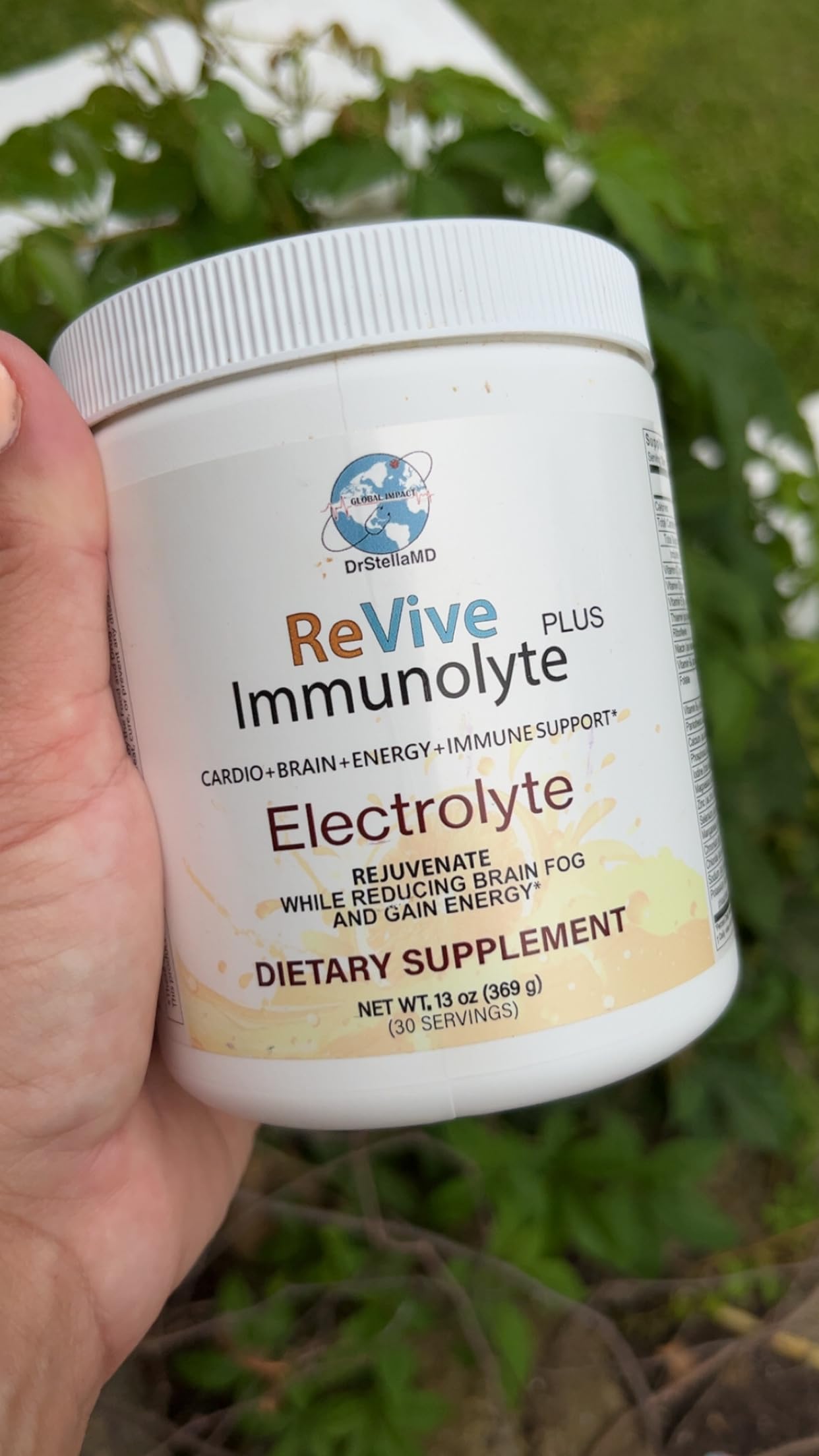 DrStellaMD Revive Formerly CoviLyte - Electrolyte, Energy and Immune Support, Vitamin Supplement Powder, 13 oz