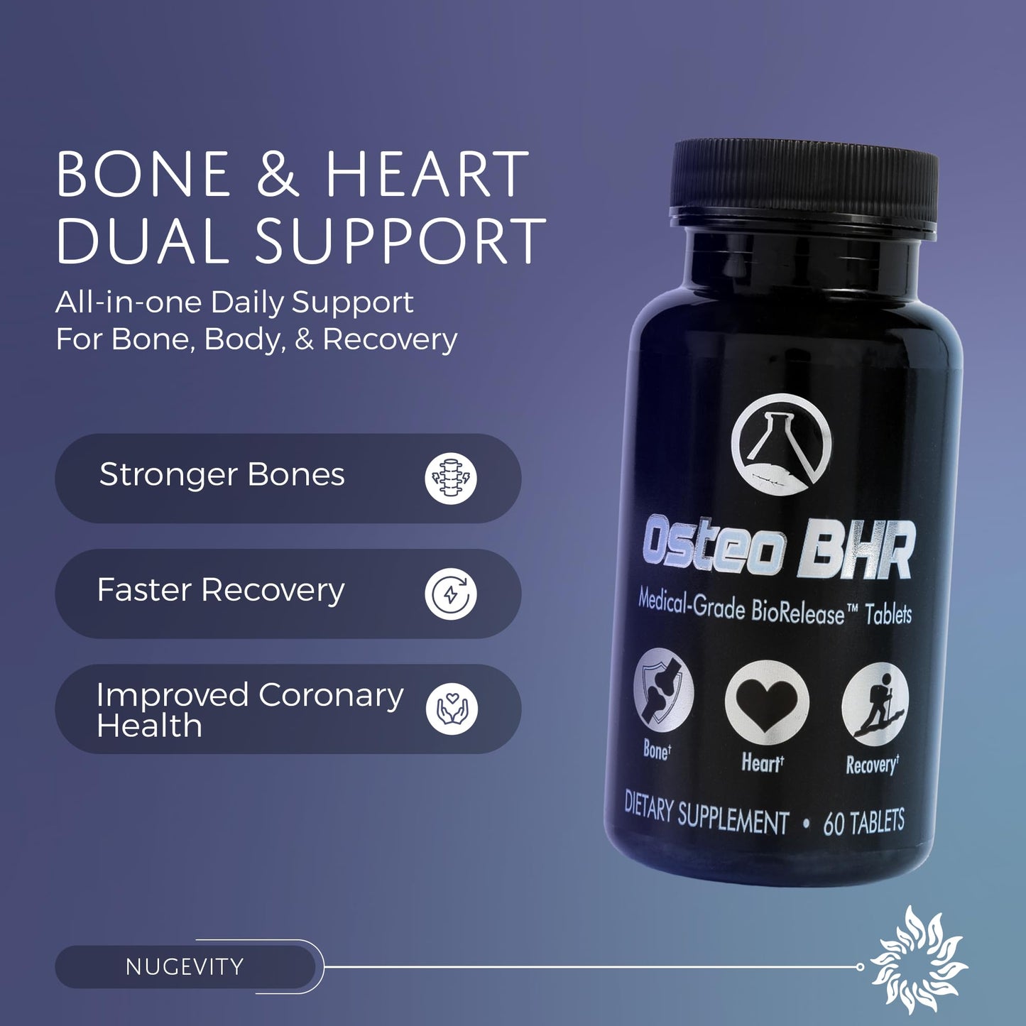 Nugevity Osteo BHR Tablet, 60 Tablets