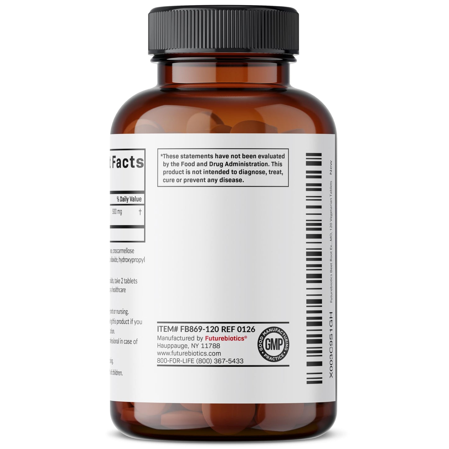 Futurebiotics Beet Root Extra Strength Tablets, 120 Count