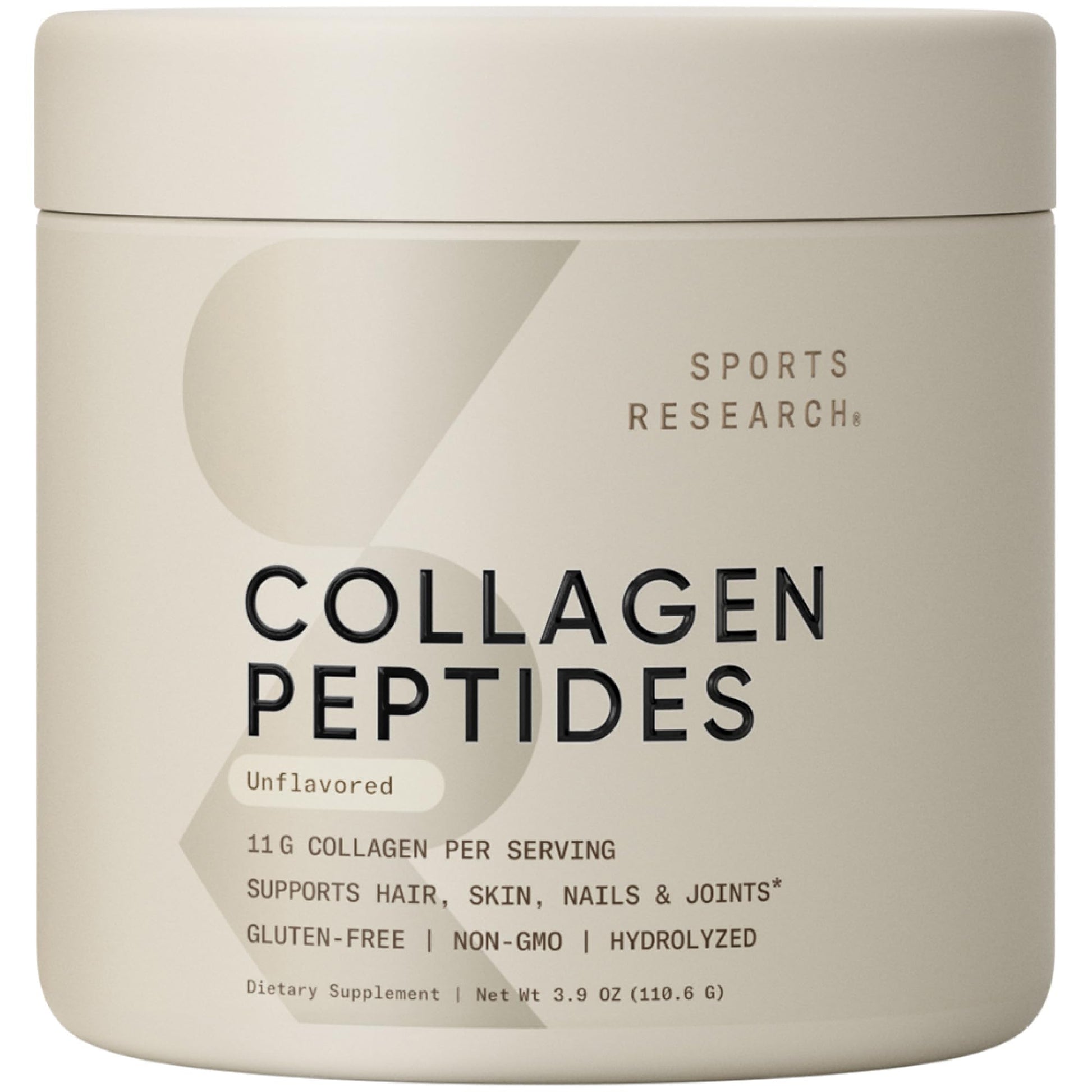 Sports Research Collagen Peptides Powder 3.9 oz