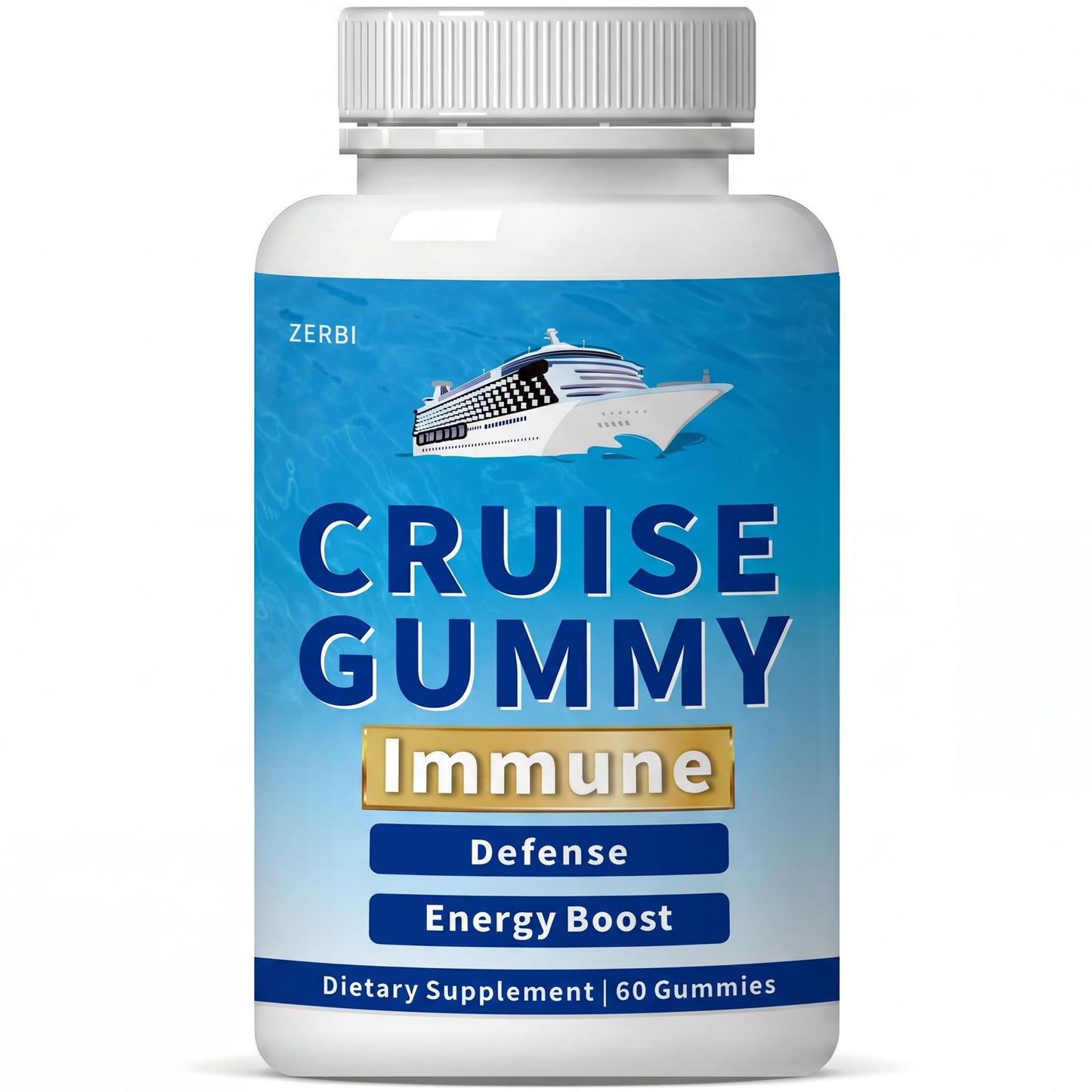 ZERBI Cruise Gummies Gummy 60 Count