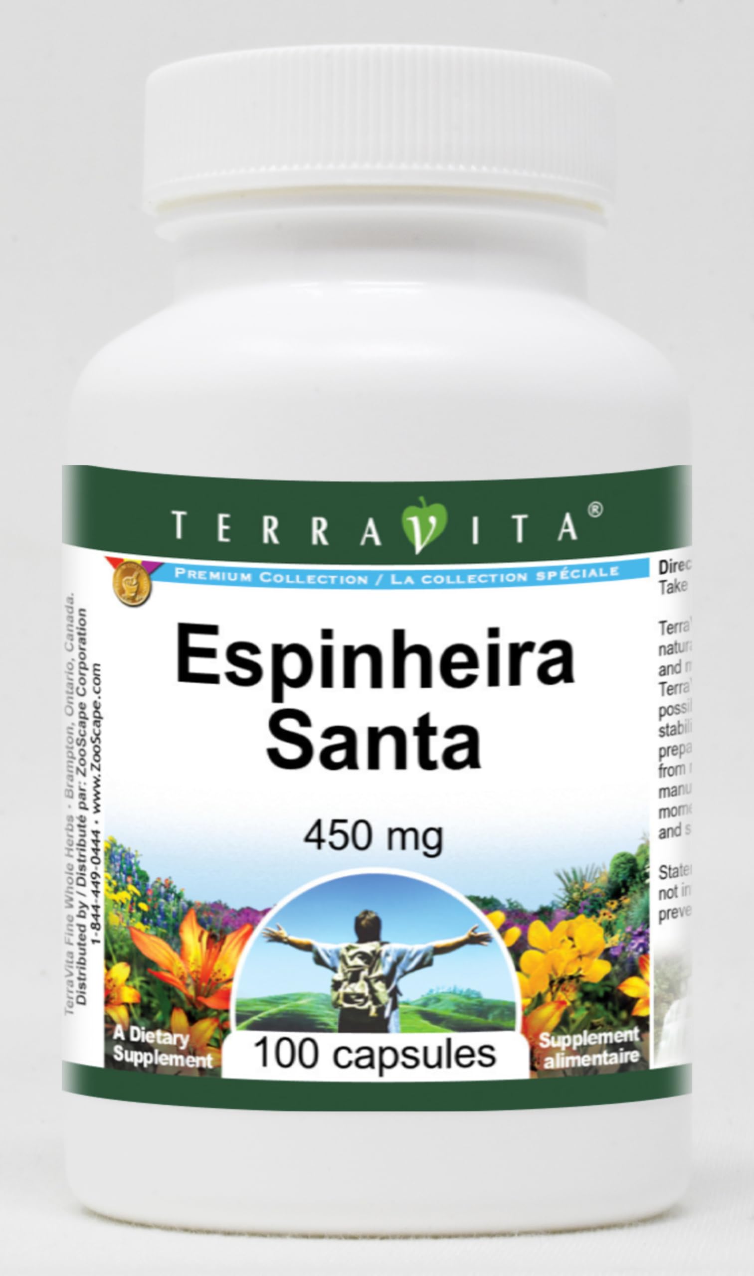 Terravita Espinheira Santa 450 mg Capsule, 100 Capsules