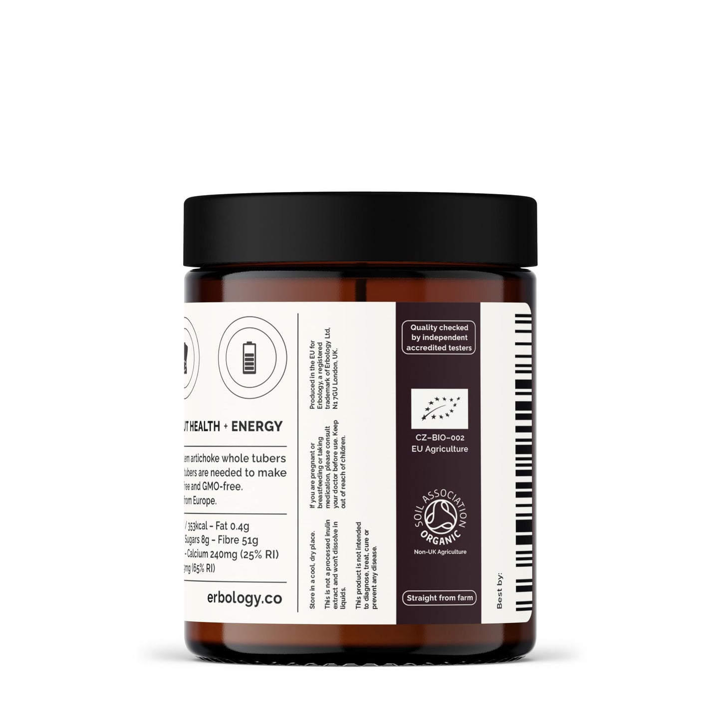 Erbology Organic Jerusalem Artichoke Powder 3.2 oz