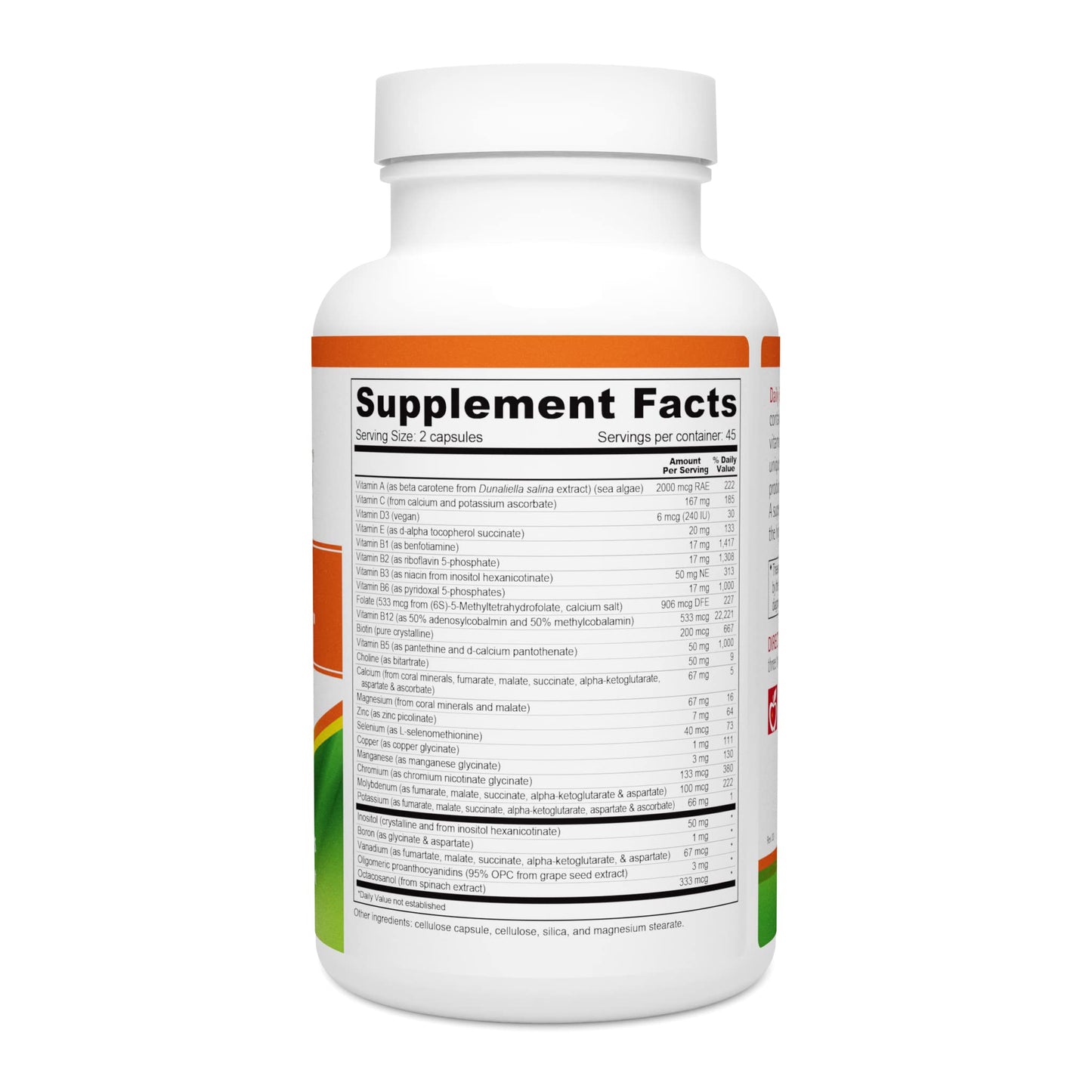 Wellness Resources Daily Energy Multiple Vitamin Capsules 90 Count