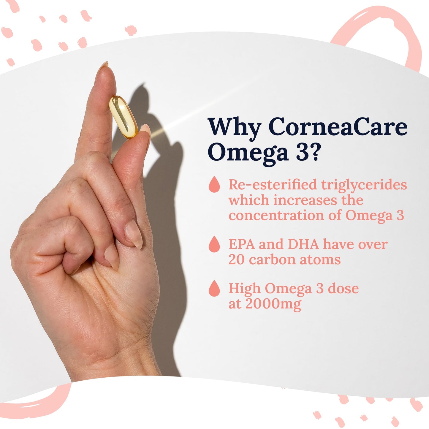 CorneaCare Triple Strength Omega 3 Softgels 60