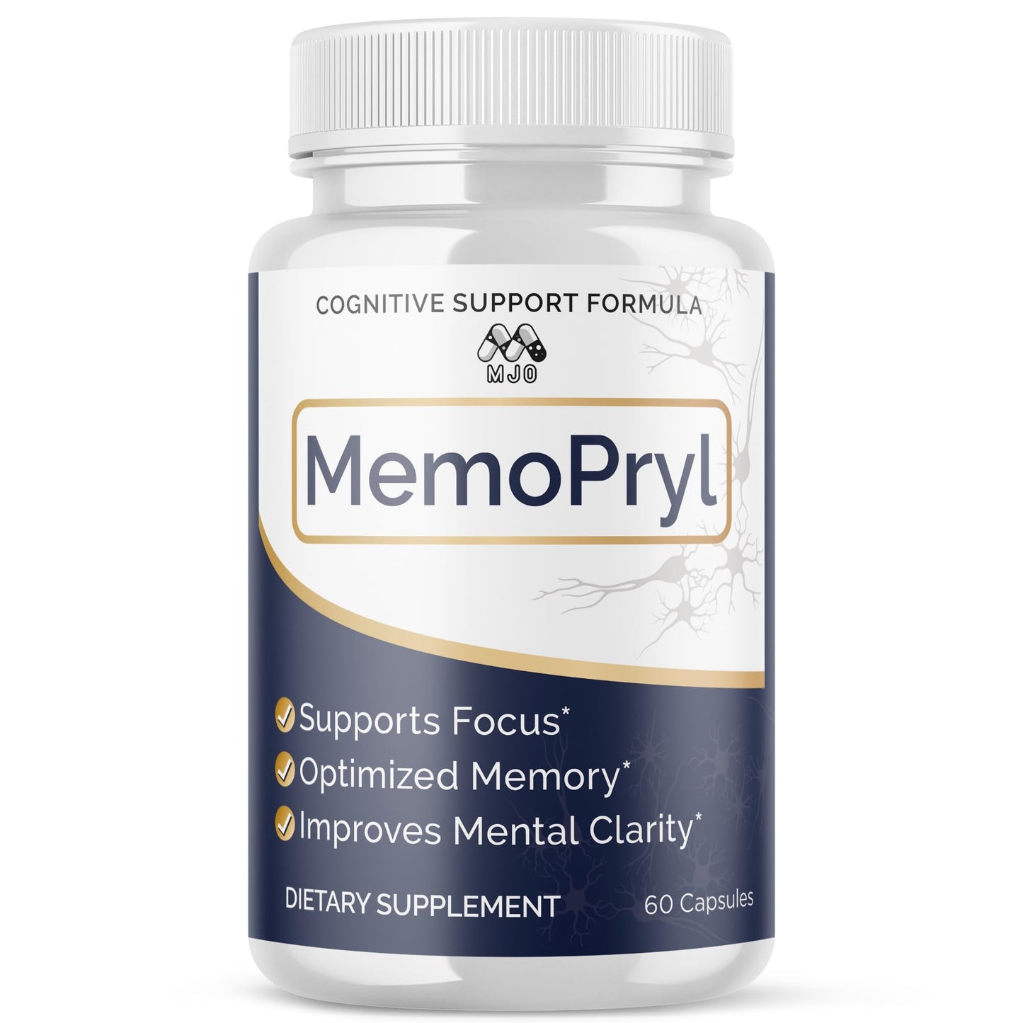 MJO Memopryl Brain Capsules, 60 Count