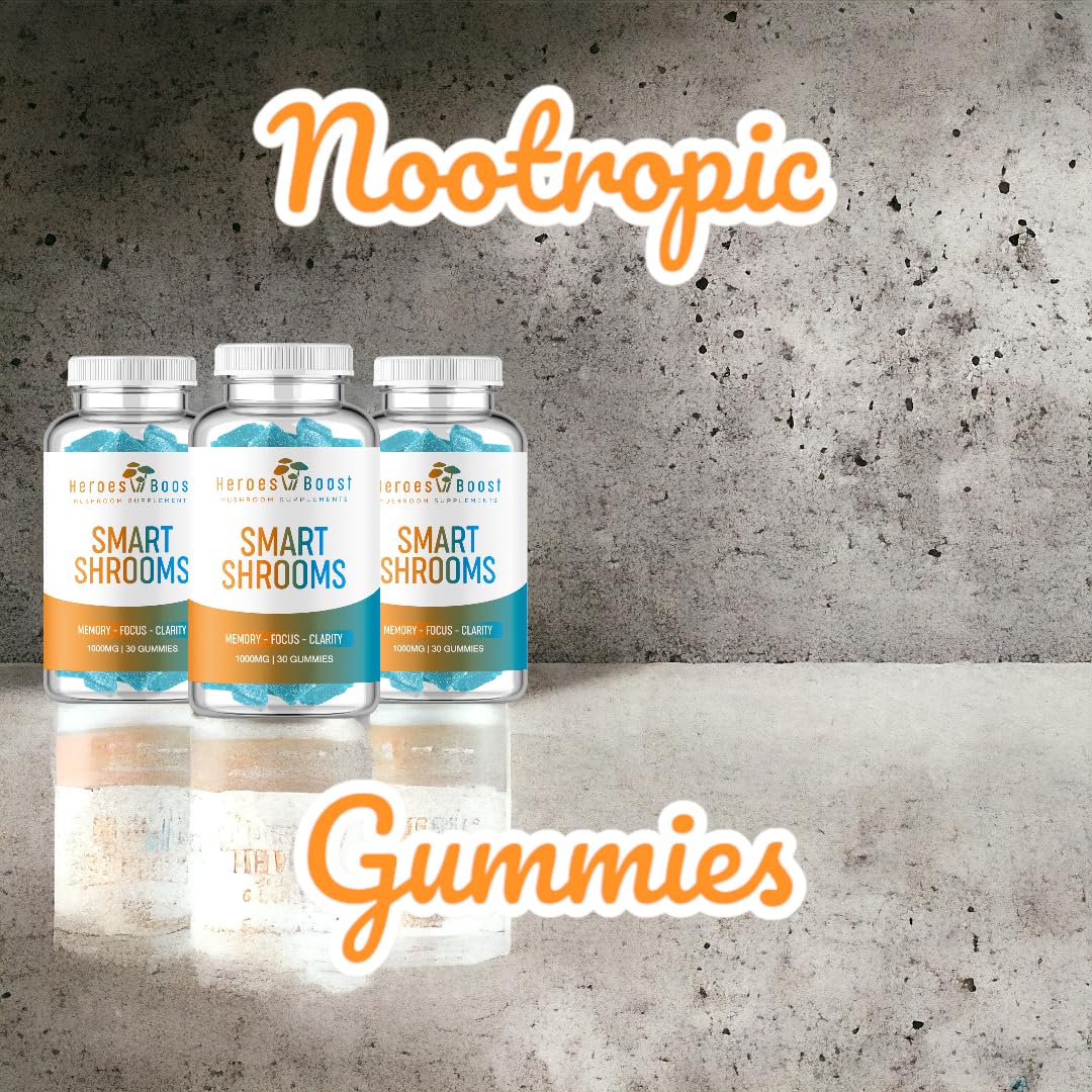 Heroes Boost Smart Shrooms Gummy, 30