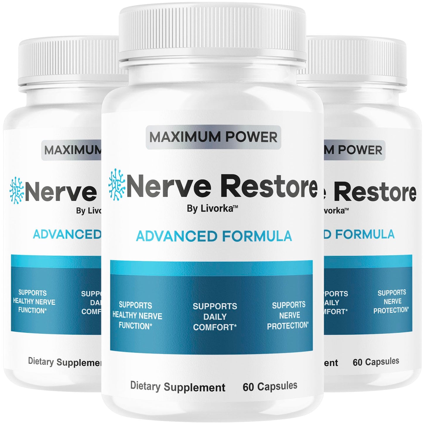 LIVORKA Nerve Restore Advanced Formula, 180 Capsules