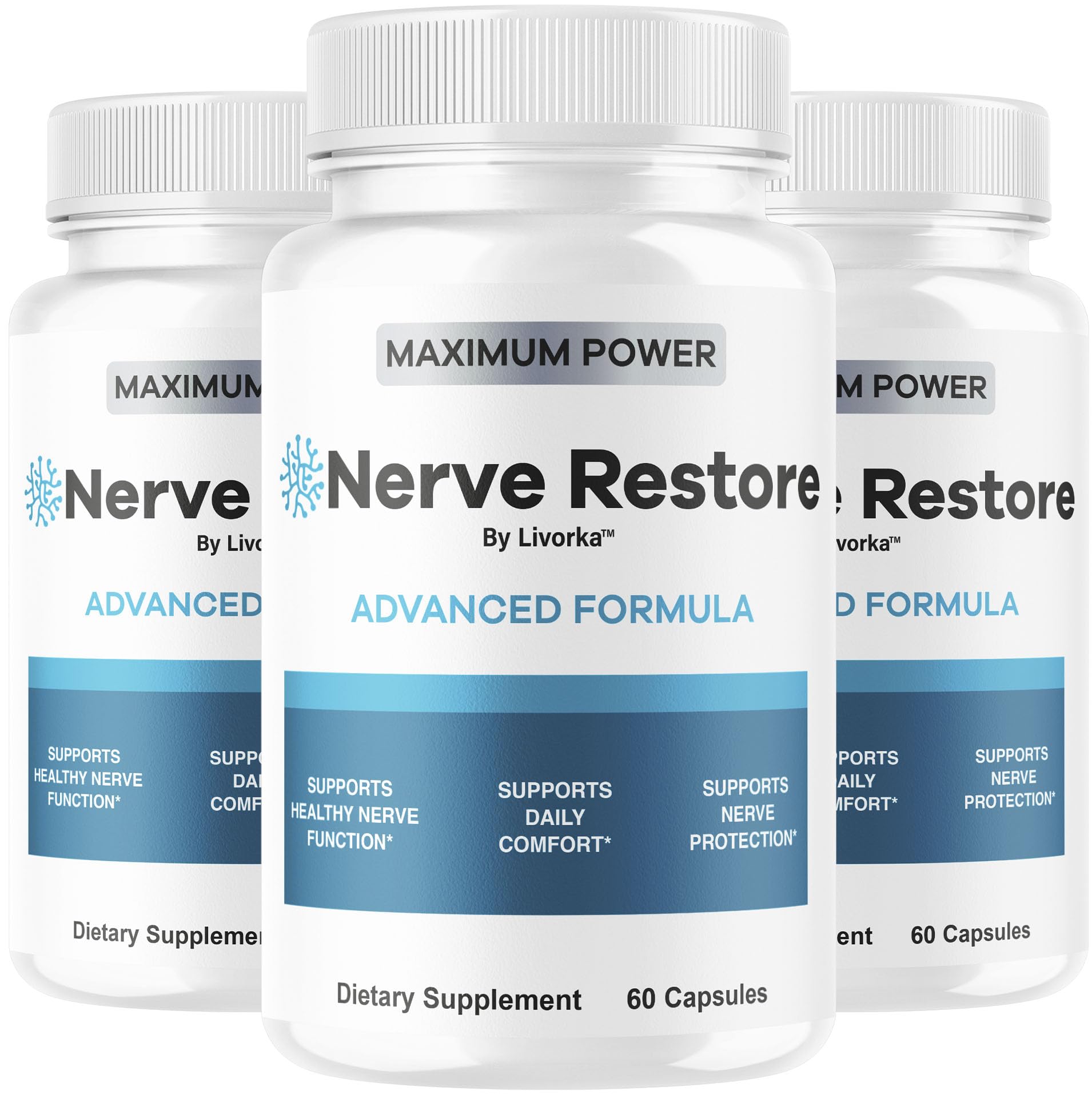 LIVORKA Nerve Restore Advanced Formula, 180 Capsules