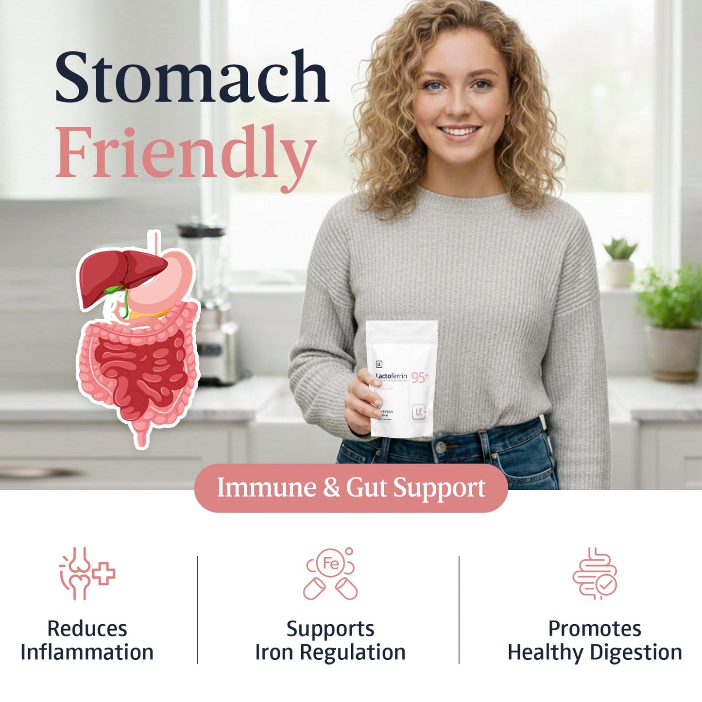 Lactoferrin Powder 3.52 oz