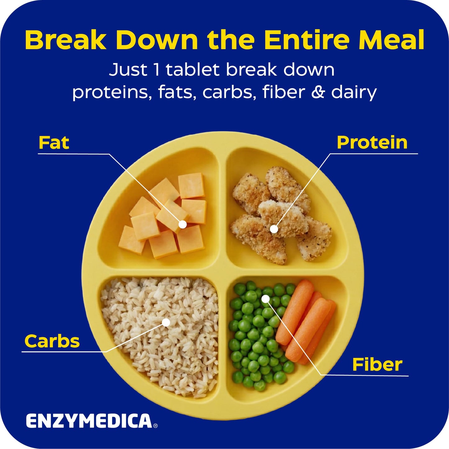 Enzymedica Kids Digest Chewable Digestive Enzyme Supplement, 90 Tablets