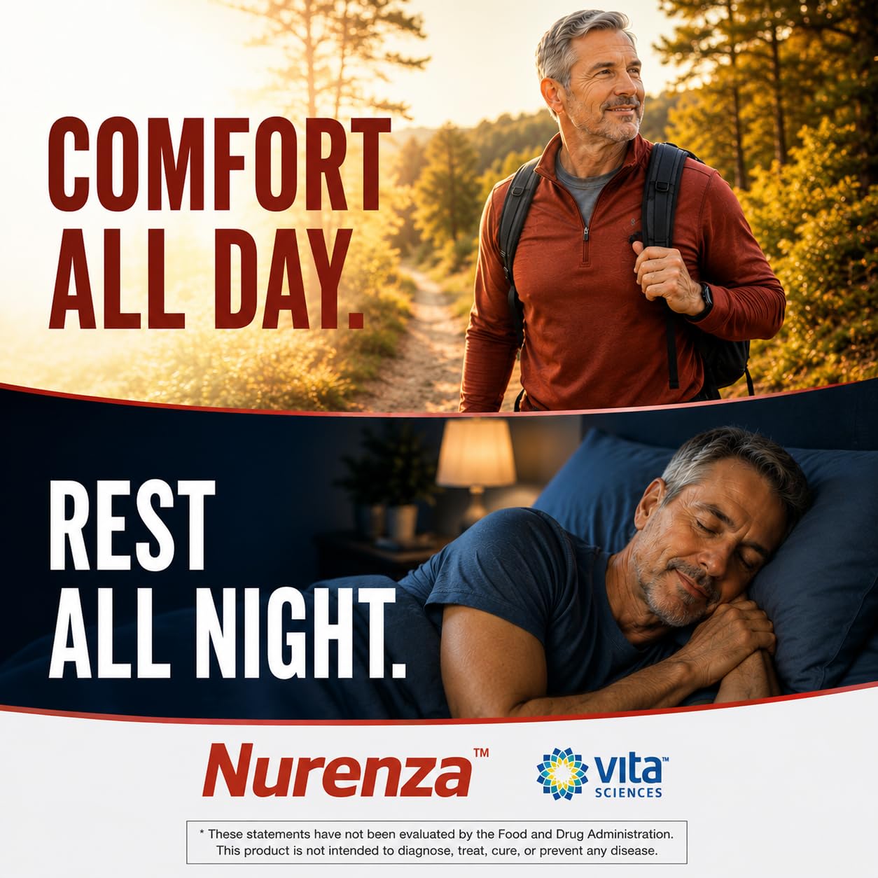 Vita Sciences Nurenza Neuropathy Support Supplements Softgels, 180 Count
