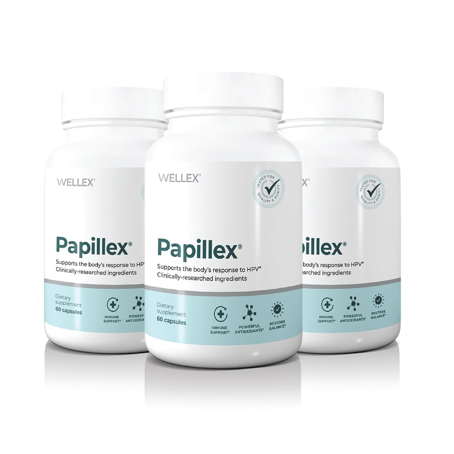 Papillex Immune Support Dietary Supplement Capsules, 180 Capsules