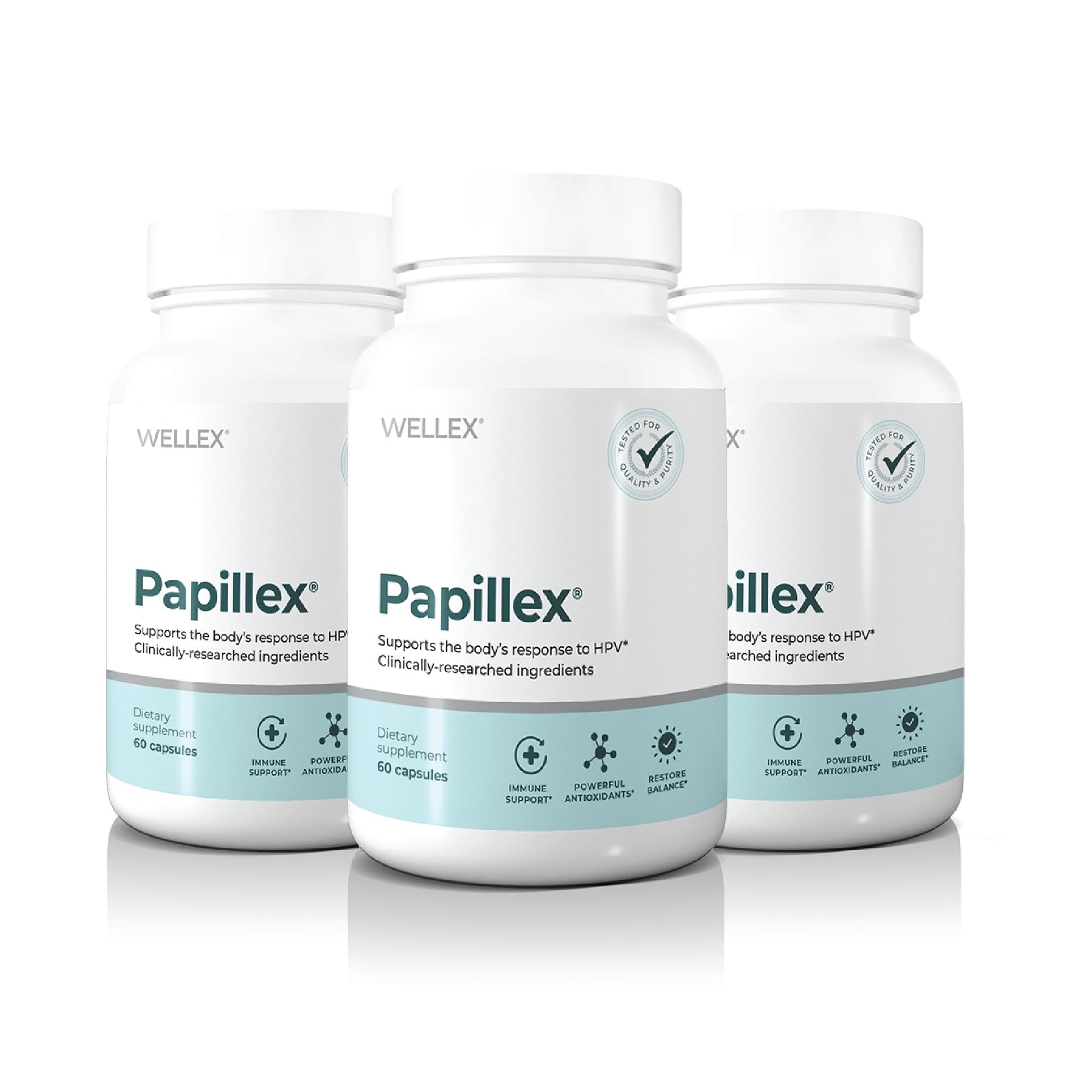 Papillex Immune Support Dietary Supplement Capsules, 180 Capsules