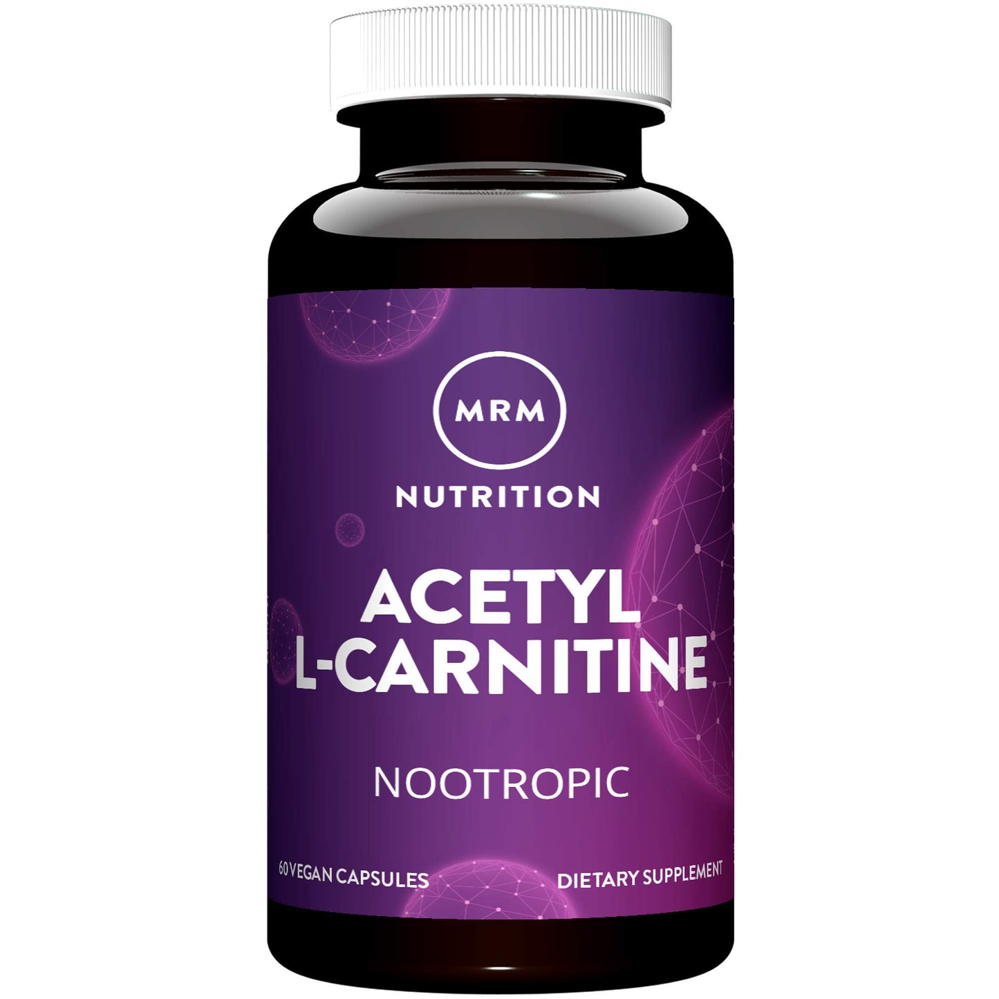 MRM Acetyl L-Carnitine 500mg Capsule, 60 Count