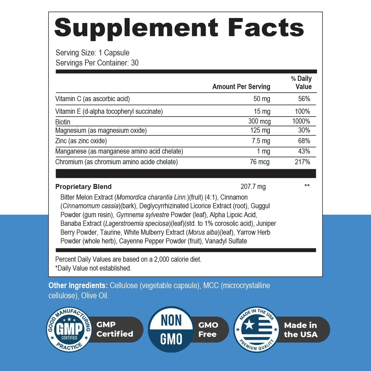 Nature’s NutriWave Glucotrust Capsules, 180 Capsules