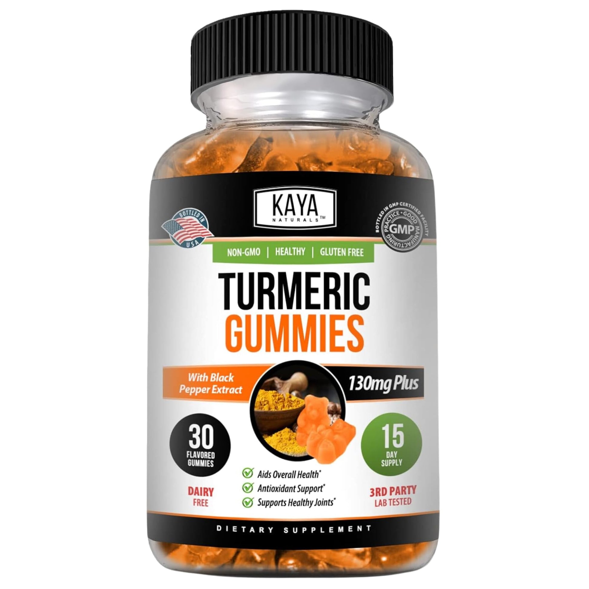 Kaya Naturals Turmeric Curcumin Capsule 30 Count
