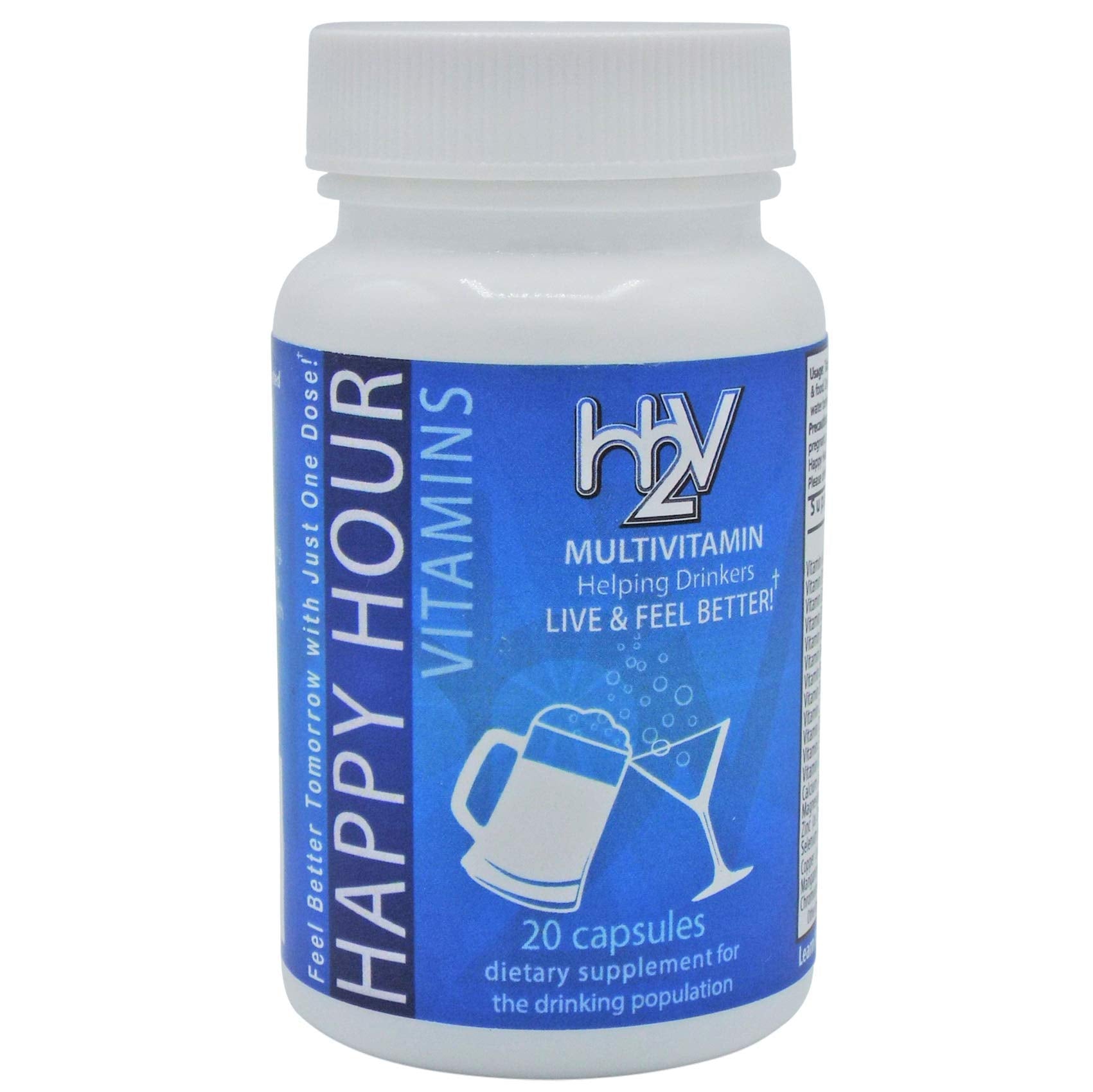 Happy Hour Vitamins Multivitamin Capsules, 20 Count