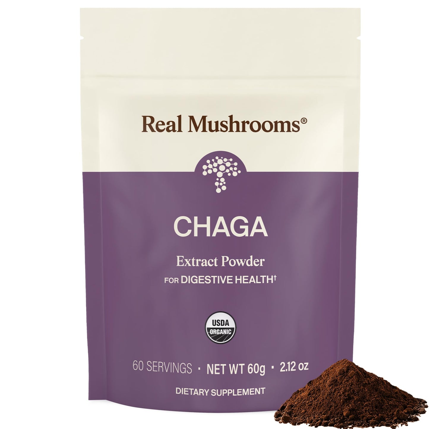 Real Mushrooms Chaga Mushroom Powder 2.12 oz
