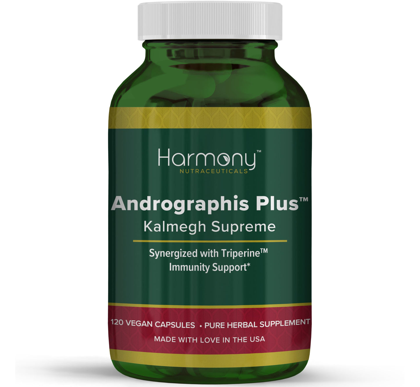 Harmony Nutraceuticals Andrographis Plus Premium Extract 120 Capsules