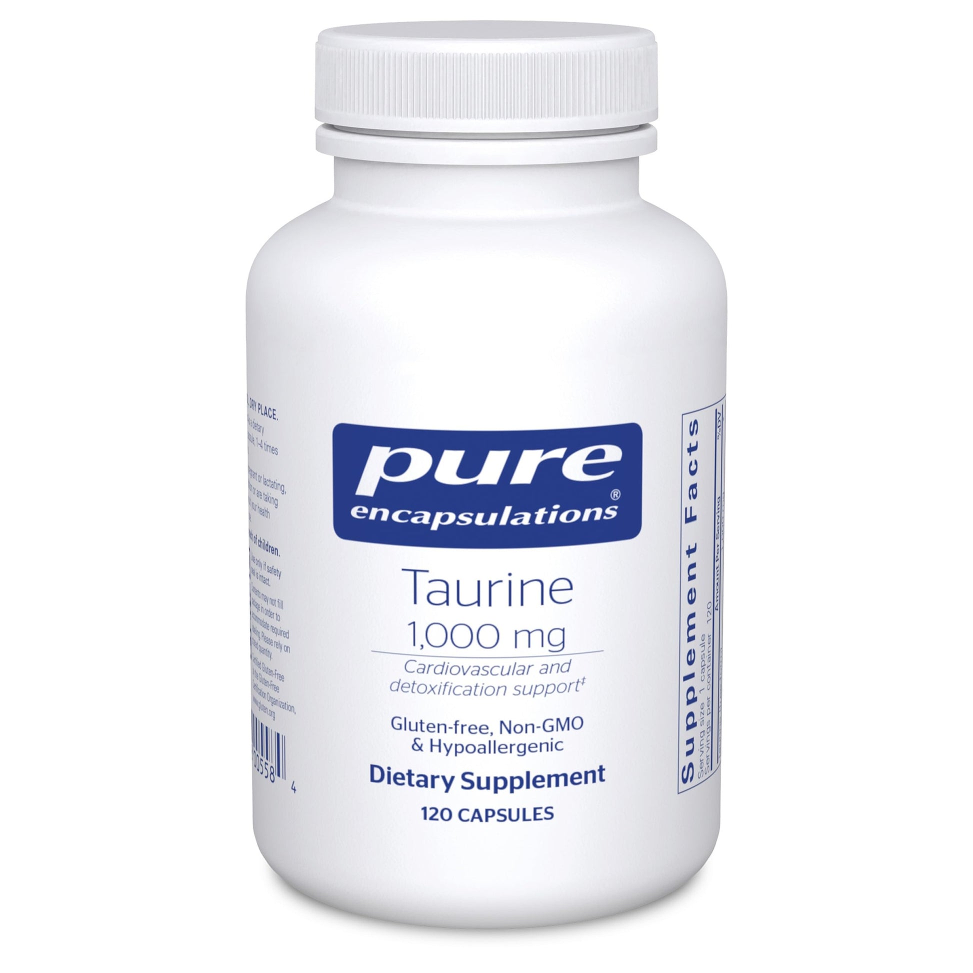 Pure Encapsulations Taurine 1,000 mg 120 Capsules