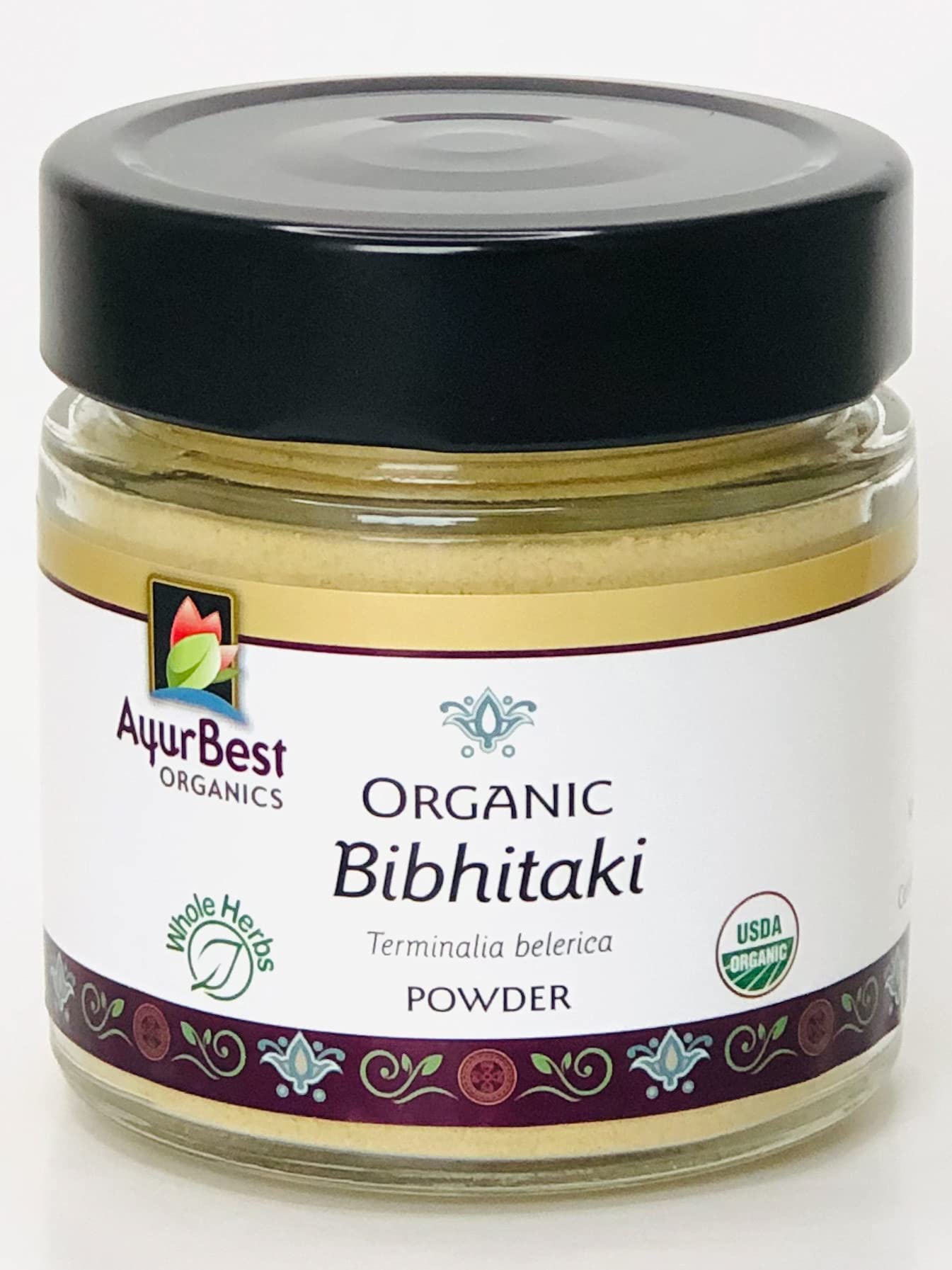 AyurBest Organics Bibhitaki (Terminalia bellirica) Powder 4.4 oz