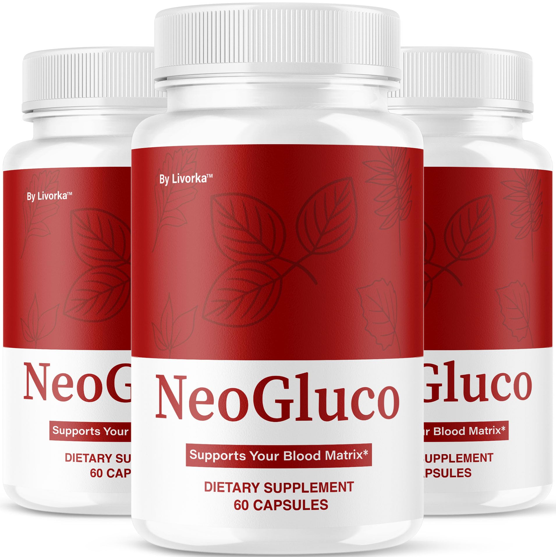 LIVORKA Neo Gluco Supplement Capsules, 180 Capsules