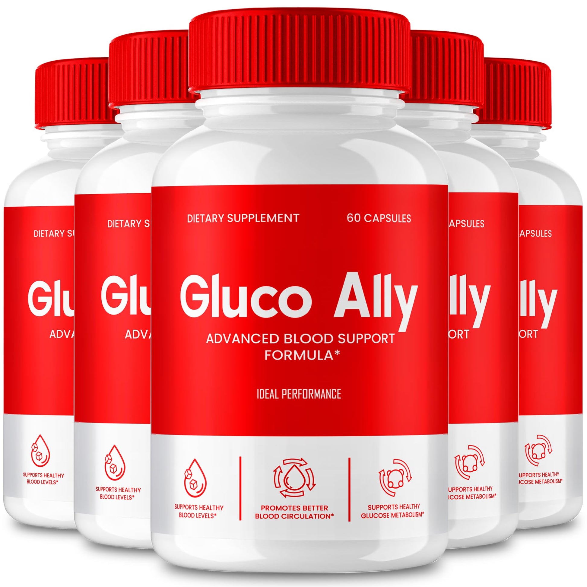 IDEAL PERFORMANCE Gluco Ally Capsules 300 Capsules