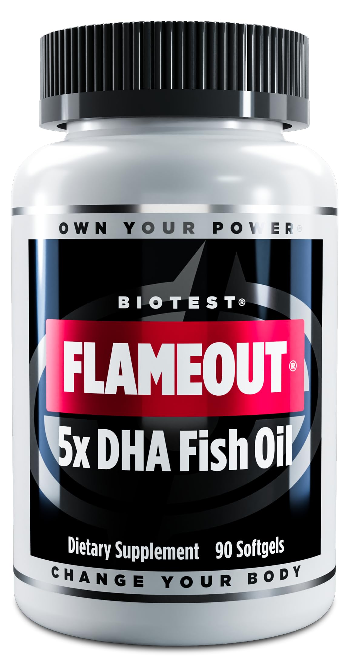 Biotest Flameout DHA-Rich Fish Oil Softgels 90 Count